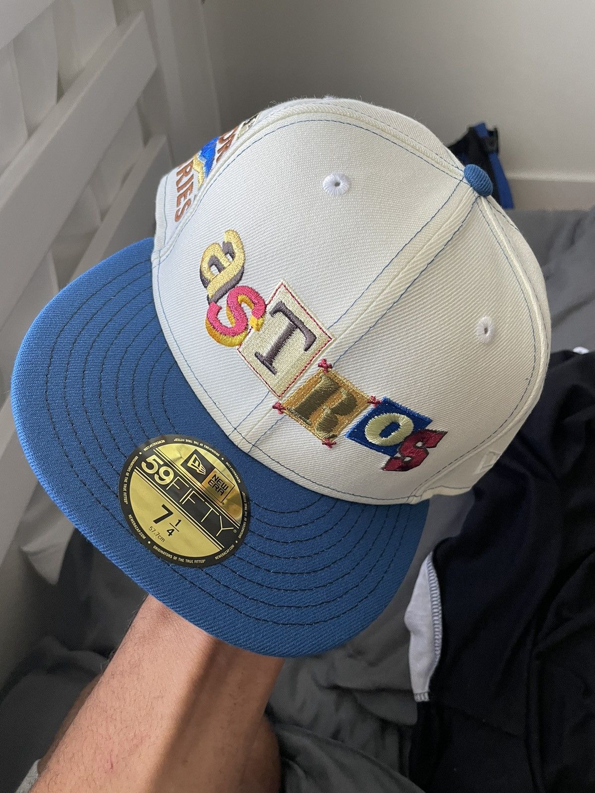 image of Myfitteds Astro World 7 1/4 in White, Men's