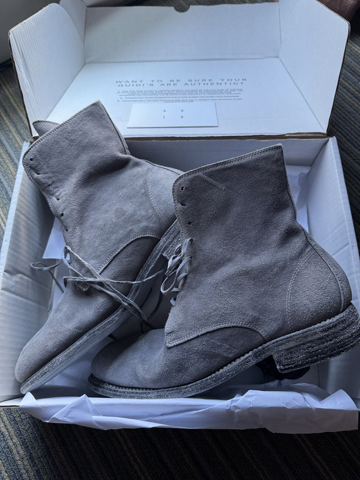 Guidi Guidi 995 Baby Buffalo Reverse Boots Size US 9 / EU 42 - 1 Thumbnail