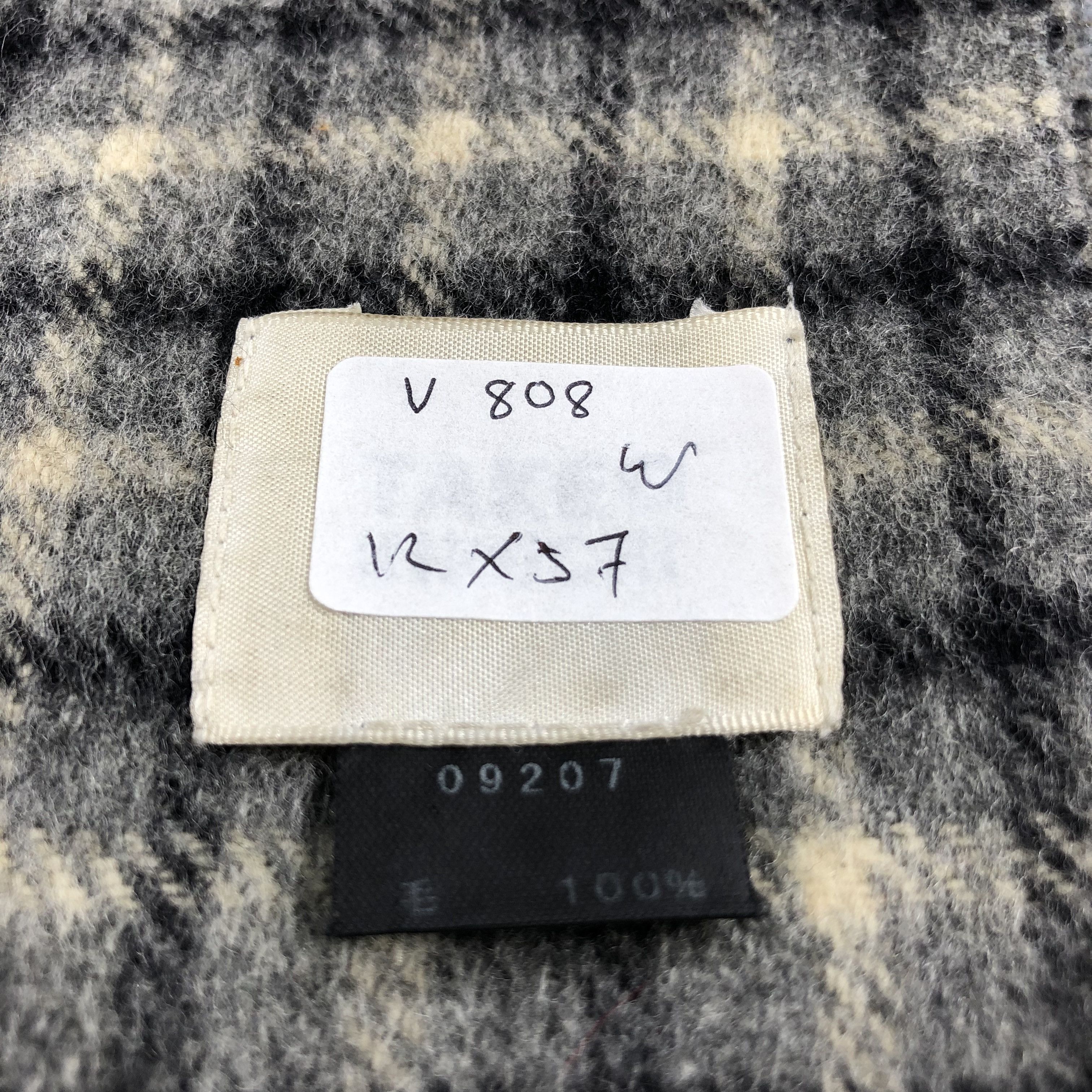 Takeo Kikuchi Takeo Kikuchi Gingham Wool Scarf Muffler V808 Size ONE SIZE - 6 Thumbnail