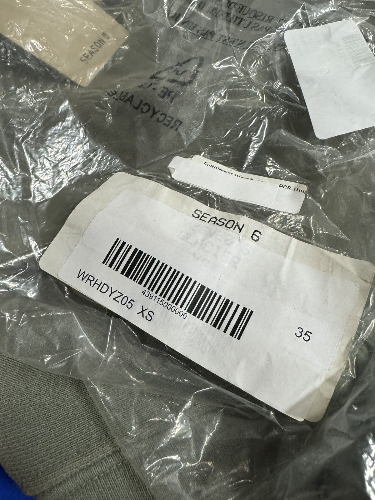 Yeezy Yeezy Season 6 Glacier Hoodie Size XS - Rare Size US XS / EU 42 / 0 - 2 Thumbnail
