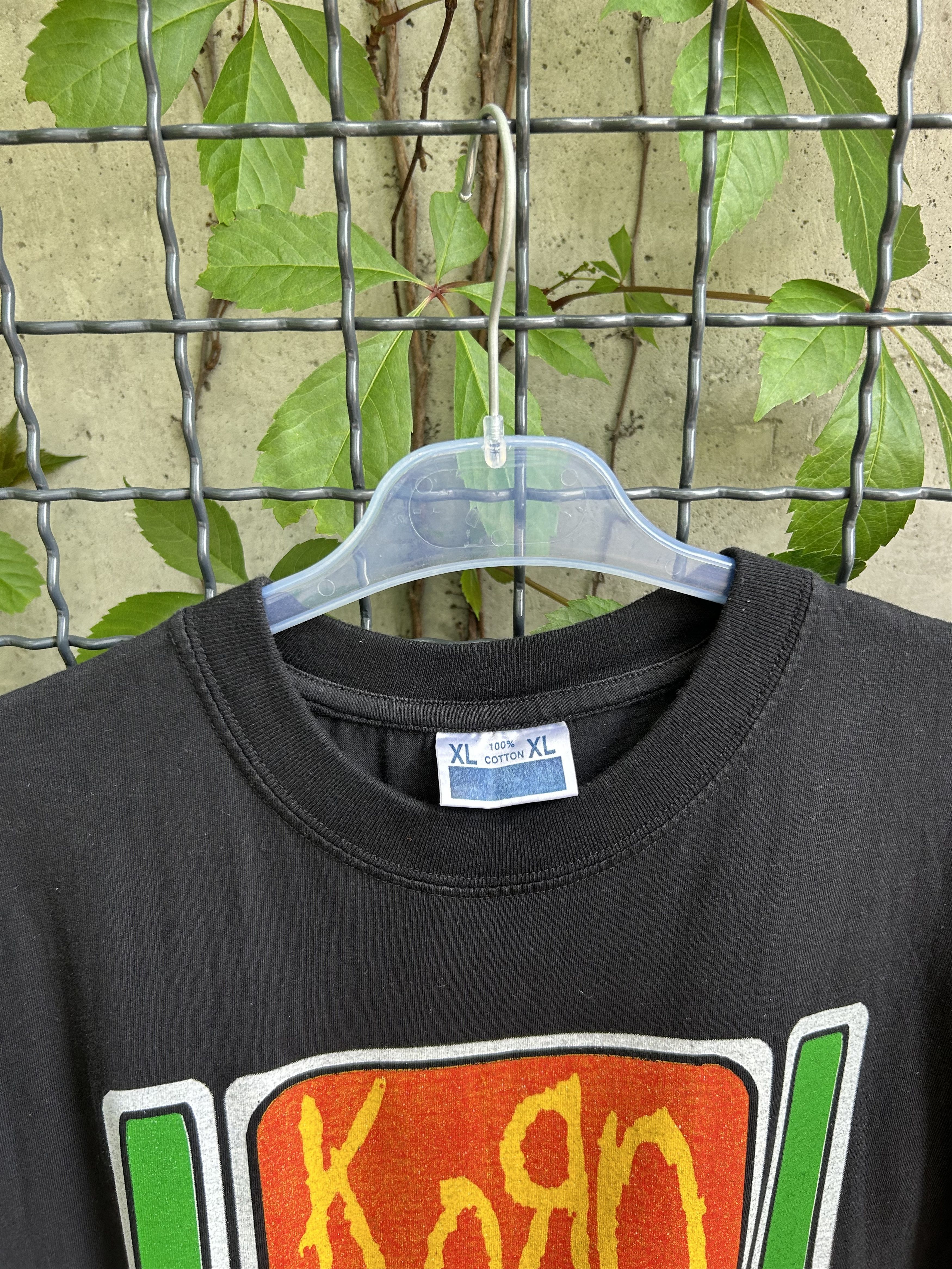 Band Tees Vintage 90s Korn Rock Band T-shirt Size US XL / EU 56 / 4 - 4 Thumbnail