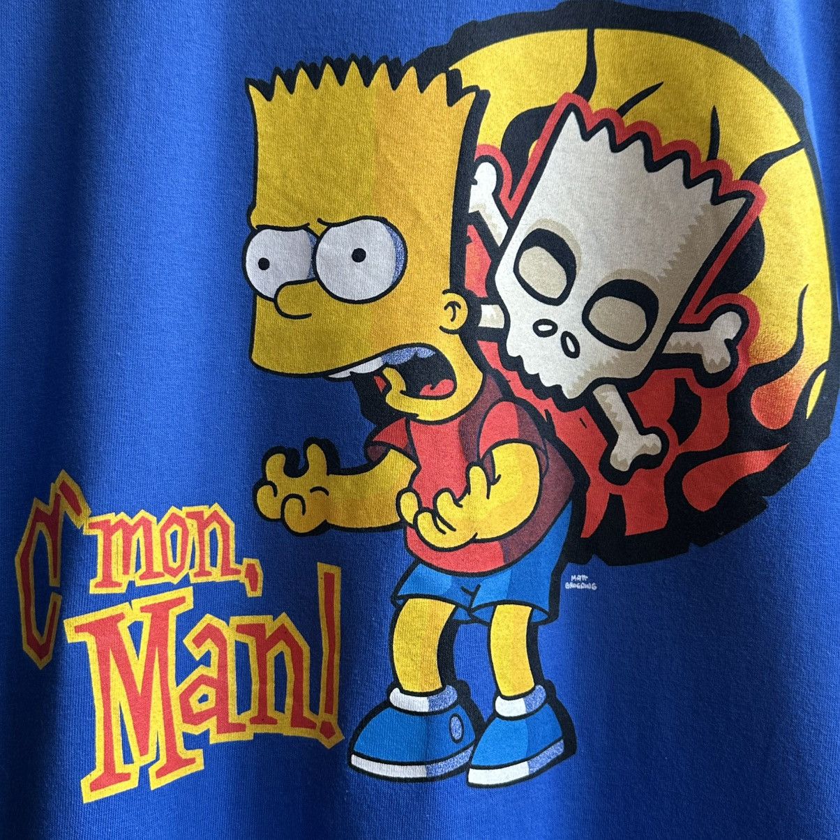 Cartoon Network × The Simpsons × Vintage Vintage 2002 The Simpsons Bart Mat Groening Tee Size US XL / EU 56 / 4 - 3 Thumbnail