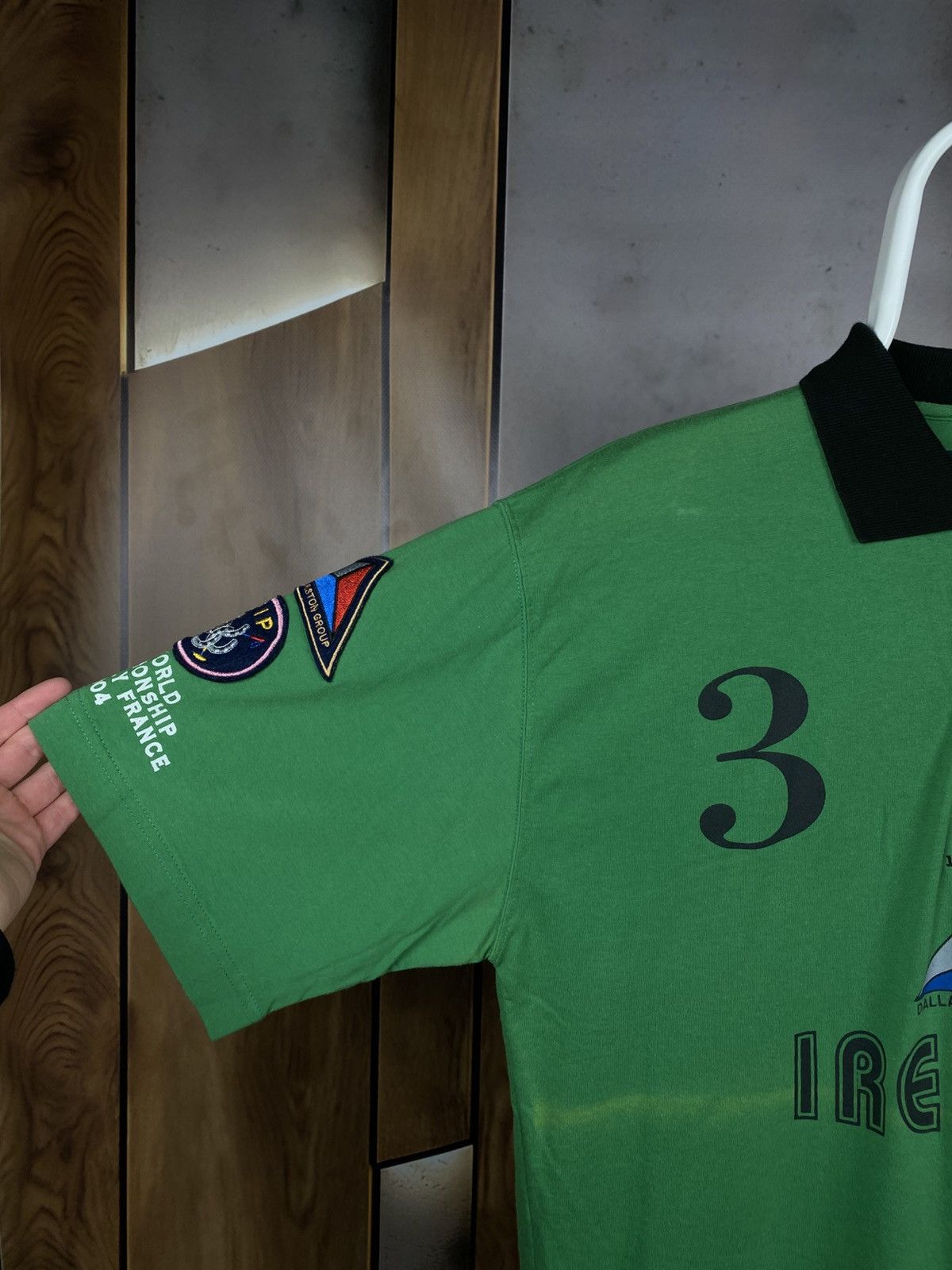 La Martina 🎠Vintage 90s Polo T-Shirt La Martina Racing Ireland VTG Tee🎠 Size US XL / EU 56 / 4 - 6 Thumbnail
