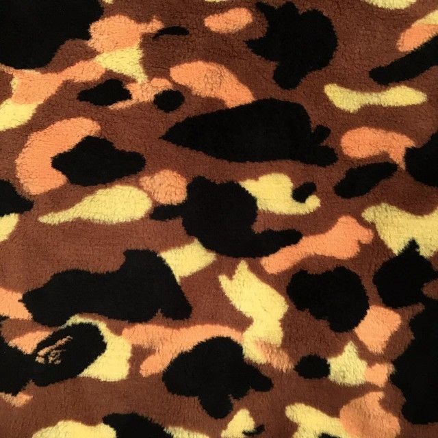 Bape × Nigo 🔥Vintage🔥 BAPE Orange camo boa jacket a bathing ape NIGO Size US S / EU 44-46 / 1 - 8 Thumbnail