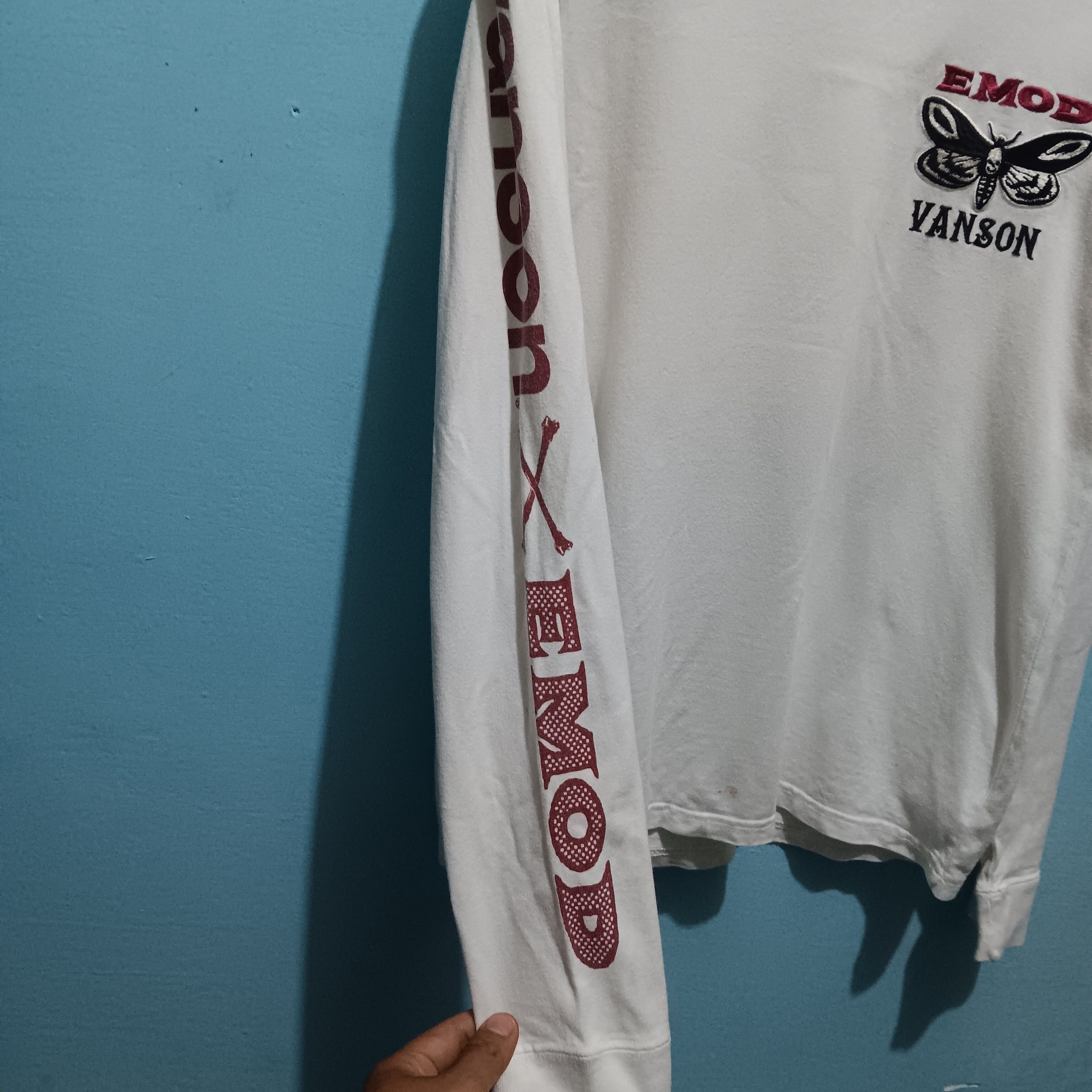 Vanson Leathers Vanson X Emod long sleeve t-shirt Size US M / EU 48-50 / 2 - 4 Thumbnail