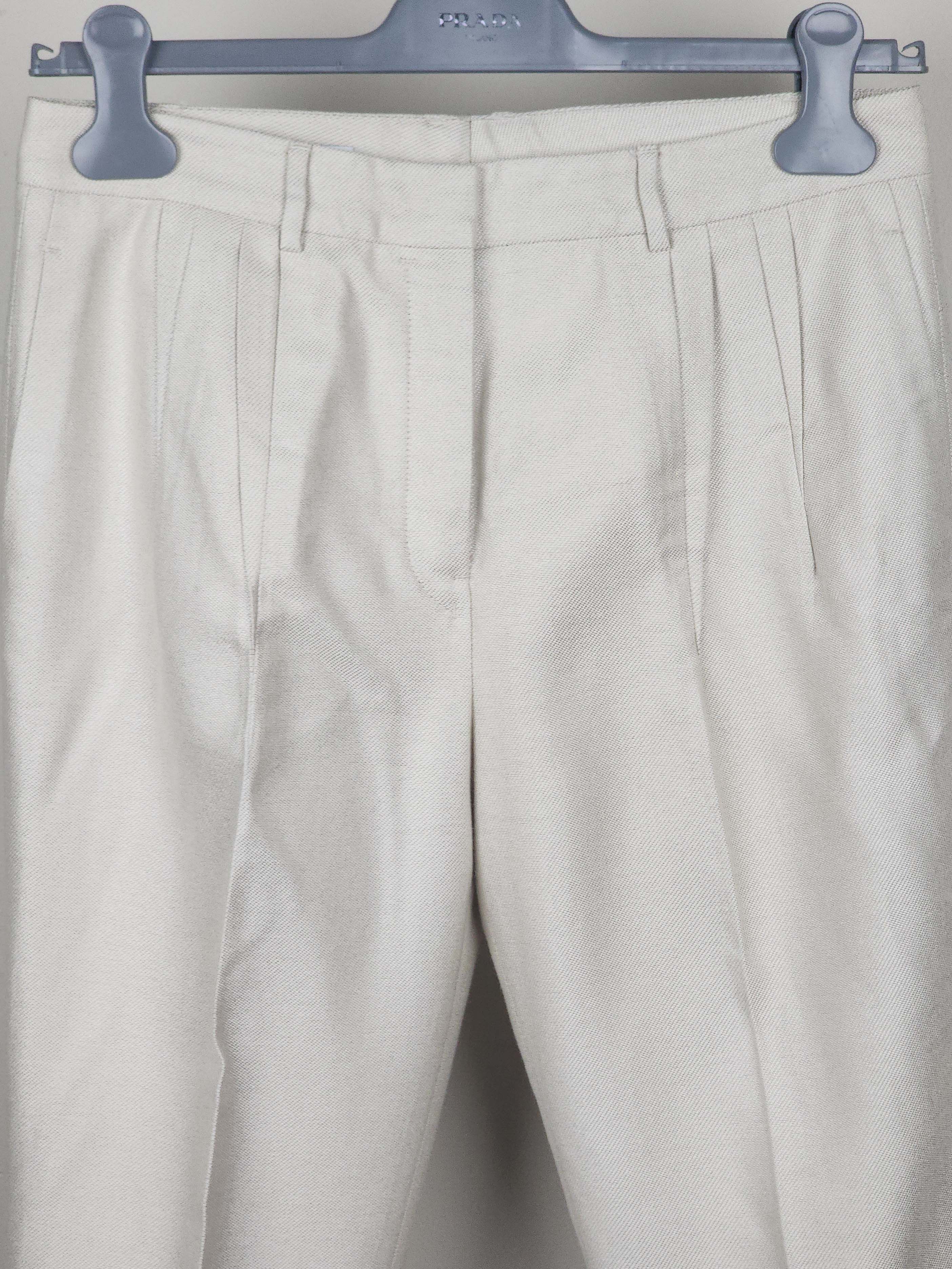 Jil Sander Raf Simons Silk Twill Pants FR34/US4 Size 27" / US 4 / IT 40 - 2 Thumbnail