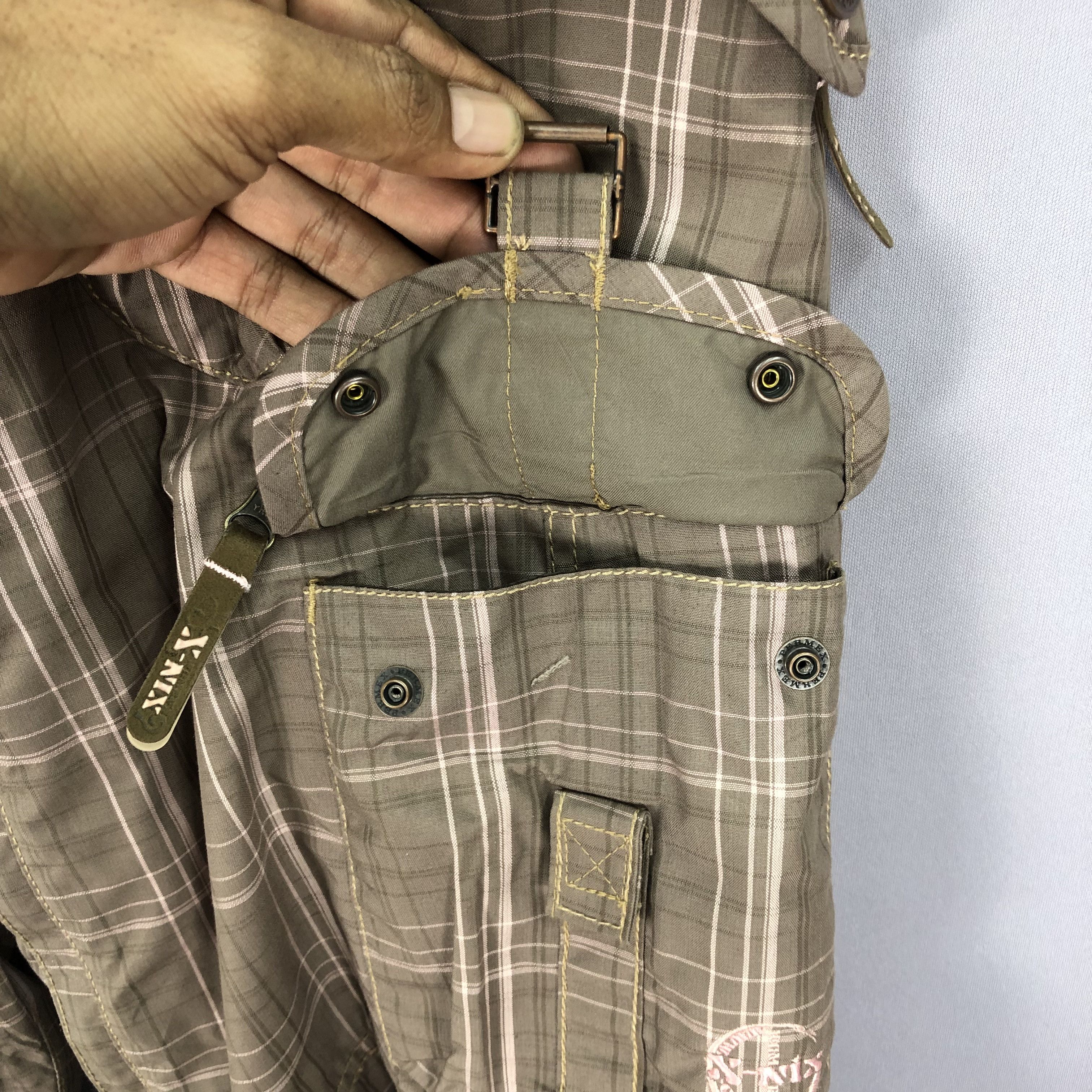 Japanese Brand × Vintage Vintage 90s Checkered Japanese Ski Pants Snowboards Ski Wear Size 28" / US 6 / IT 42 - 9 Thumbnail