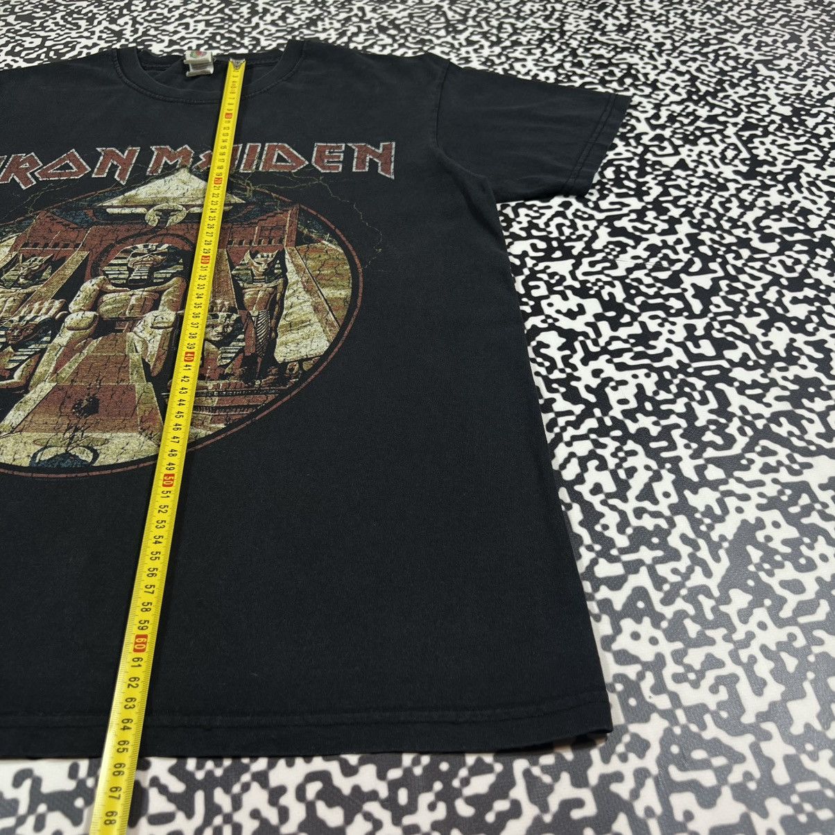 Iron Maiden Vintage Y2K Iron Maiden Faded Band Rock Style Tour T-shirt Size US M / EU 48-50 / 2 - 13 Thumbnail