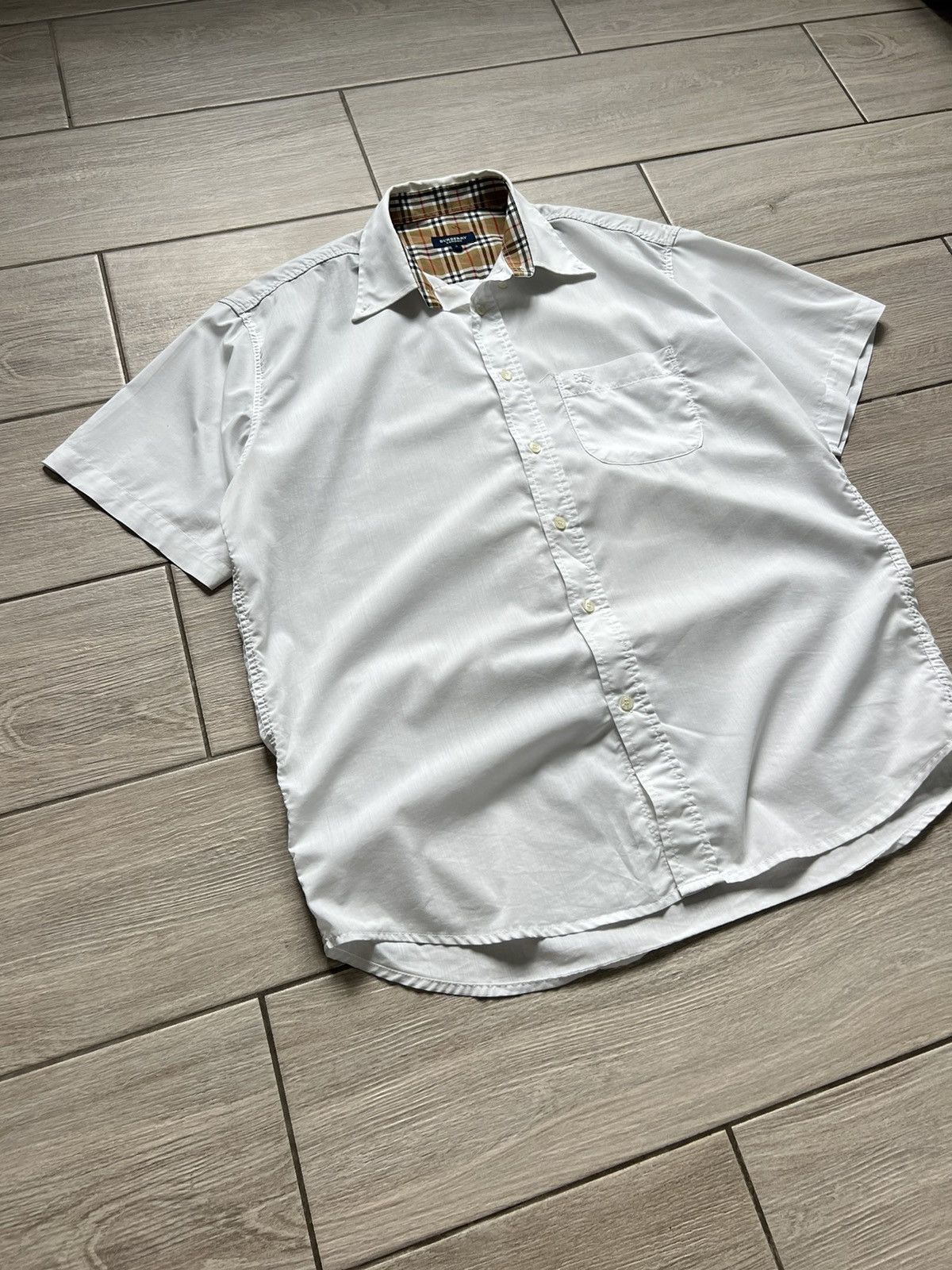 Burberry Burberry Shirt White Old money Basic Vintage Size US L / EU 52-54 / 3 - 9 Thumbnail