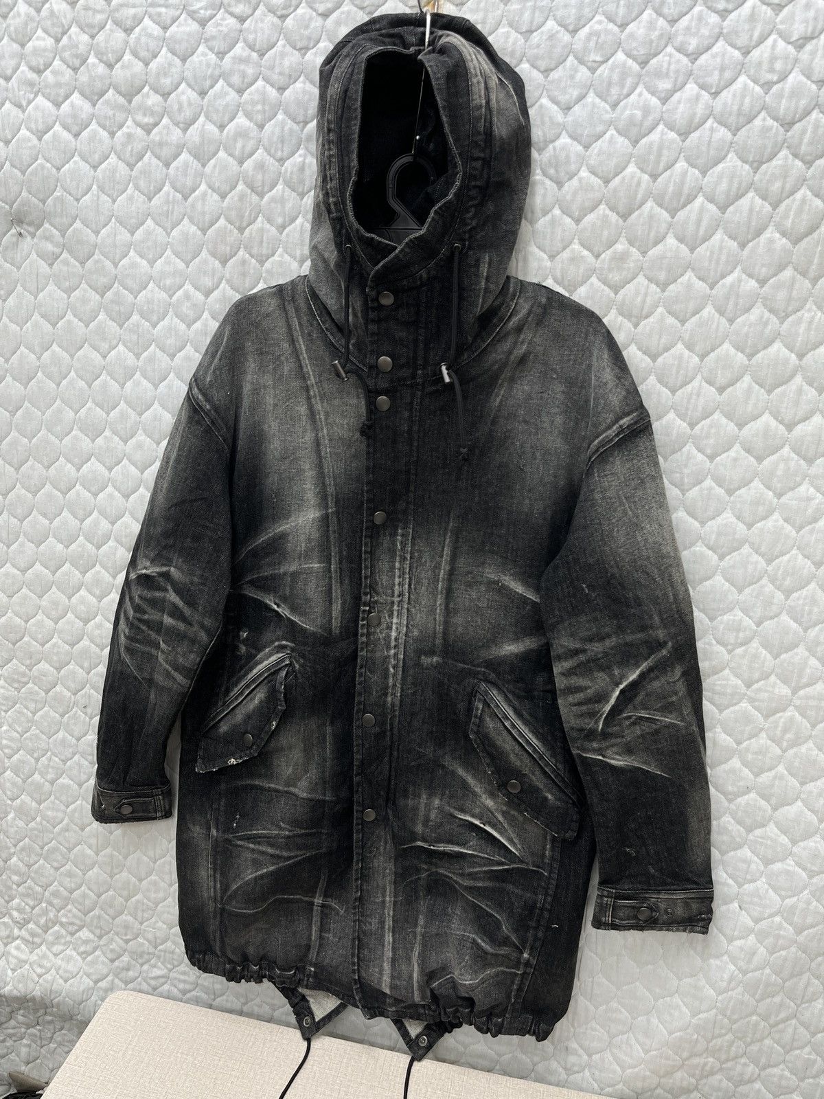 Le Grande Bleu (L.G.B.) 🔥🔥🔥ARCHIVE SEMANTIC DESING GHOST DENIM PARKA Size US M / EU 48-50 / 2 - 3 Thumbnail