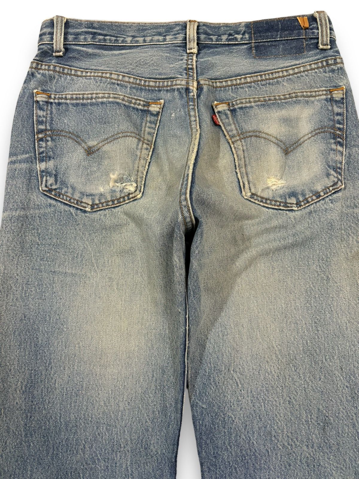 Levi's Vintage 90 Levis 501 Straight Leg Distressed Grunge Jeans Size US 31 - 13 Thumbnail