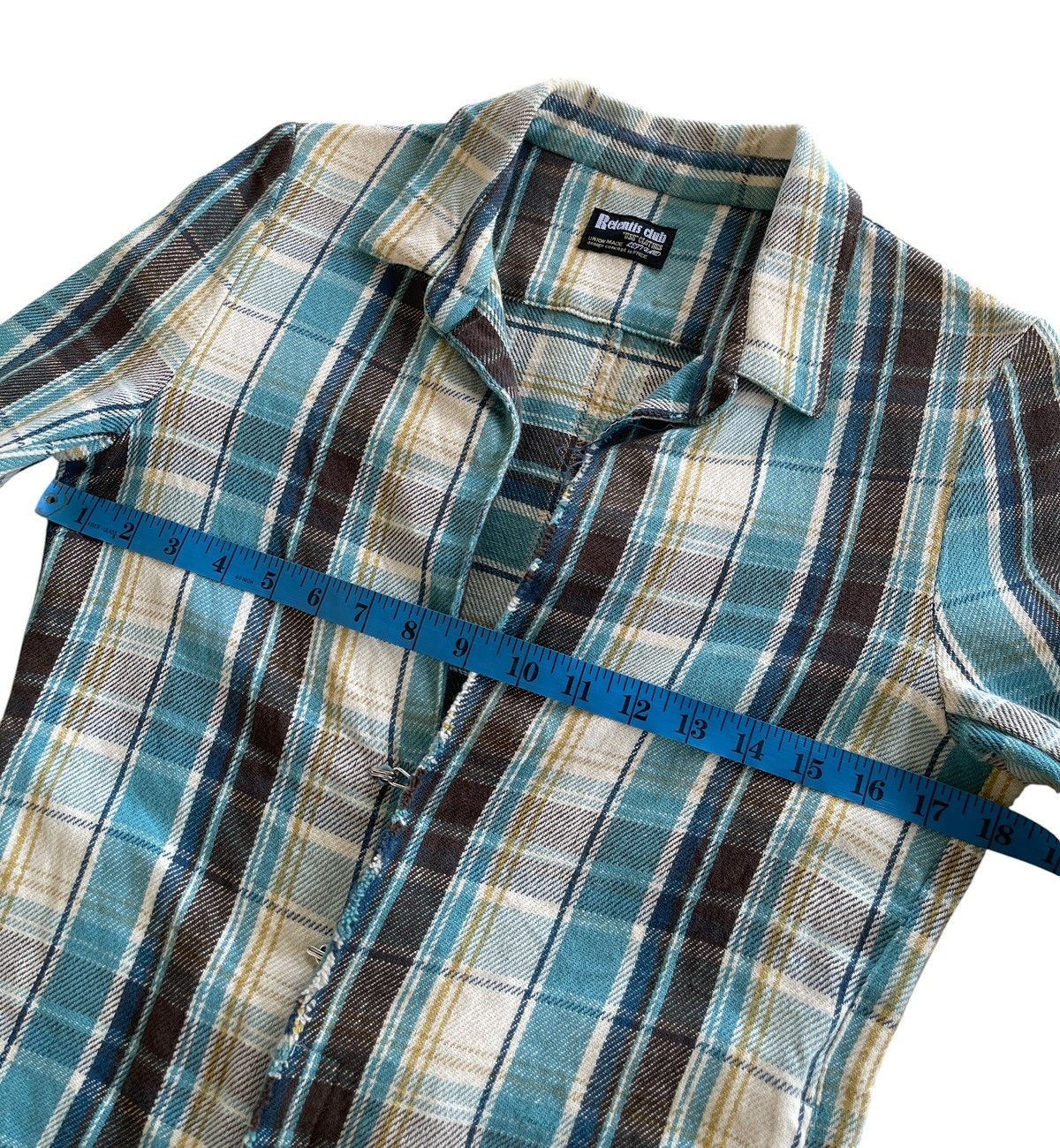 Japanese Brand CH-777 Attack The Mind 7 "Retentis" Plaid Shirt Size US XS / EU 42 / 0 - 8 Thumbnail
