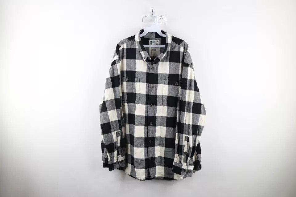 Duluth Trading Company × Vintage Duluth Trading Co Fit Heavyweight Flannel Button Down Shirt Size US XXL / EU 58 / 5 - 1 Thumbnail