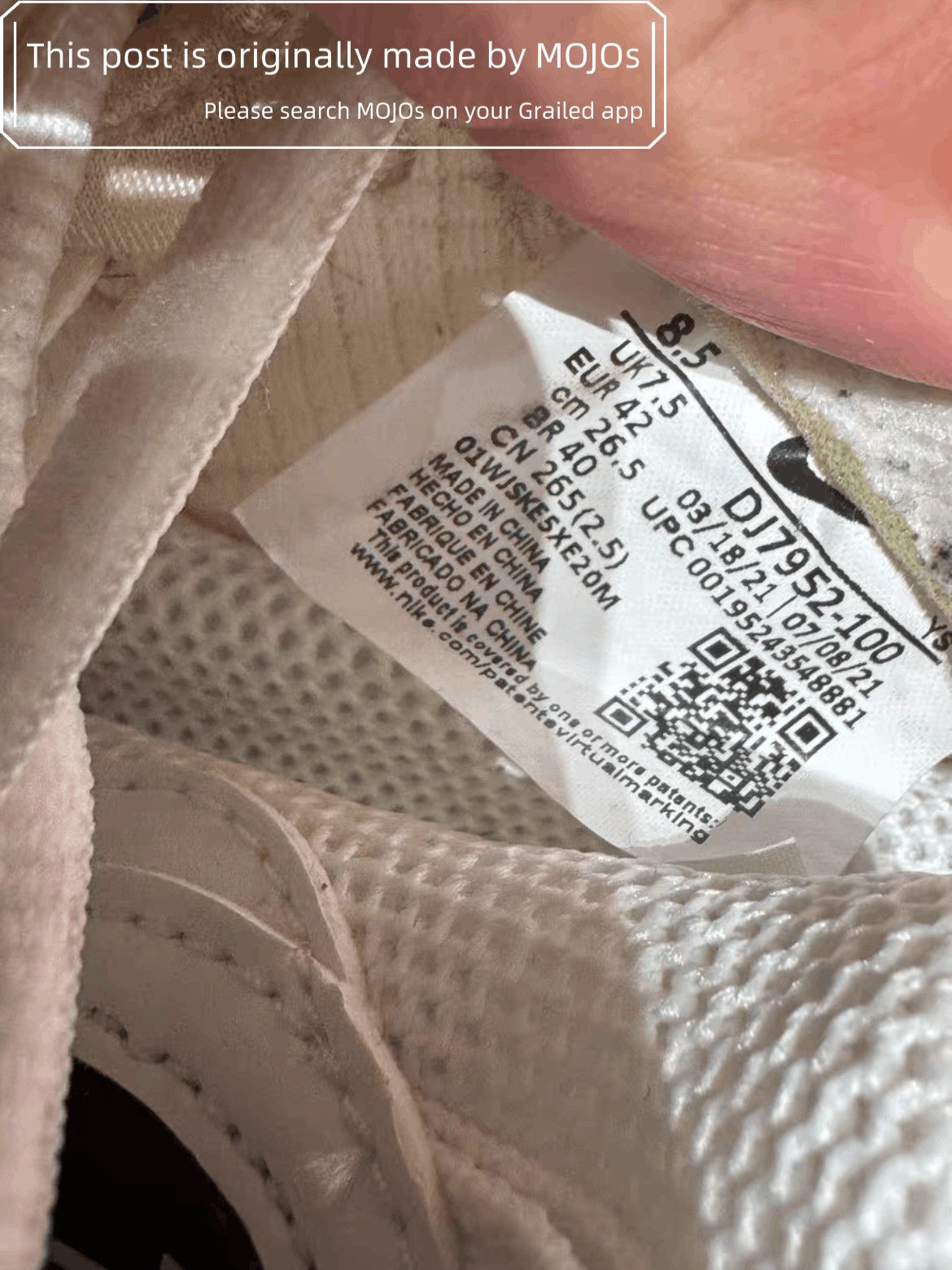 Comme des Garcons Homme Plus × Nike Comme Des Garcons Homme Plus x Nike Foamposite white Size US 8.5 / EU 41-42 - 3 Thumbnail