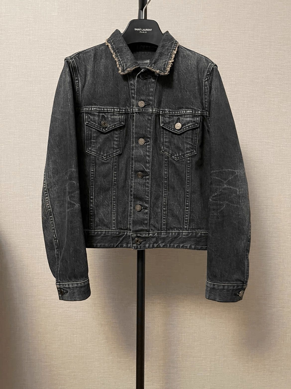 Saint Laurent Paris Saint Laurent Paris 13SS Vintage Wash Distressed Denim Size US S / EU 44-46 / 1 - 1 Thumbnail