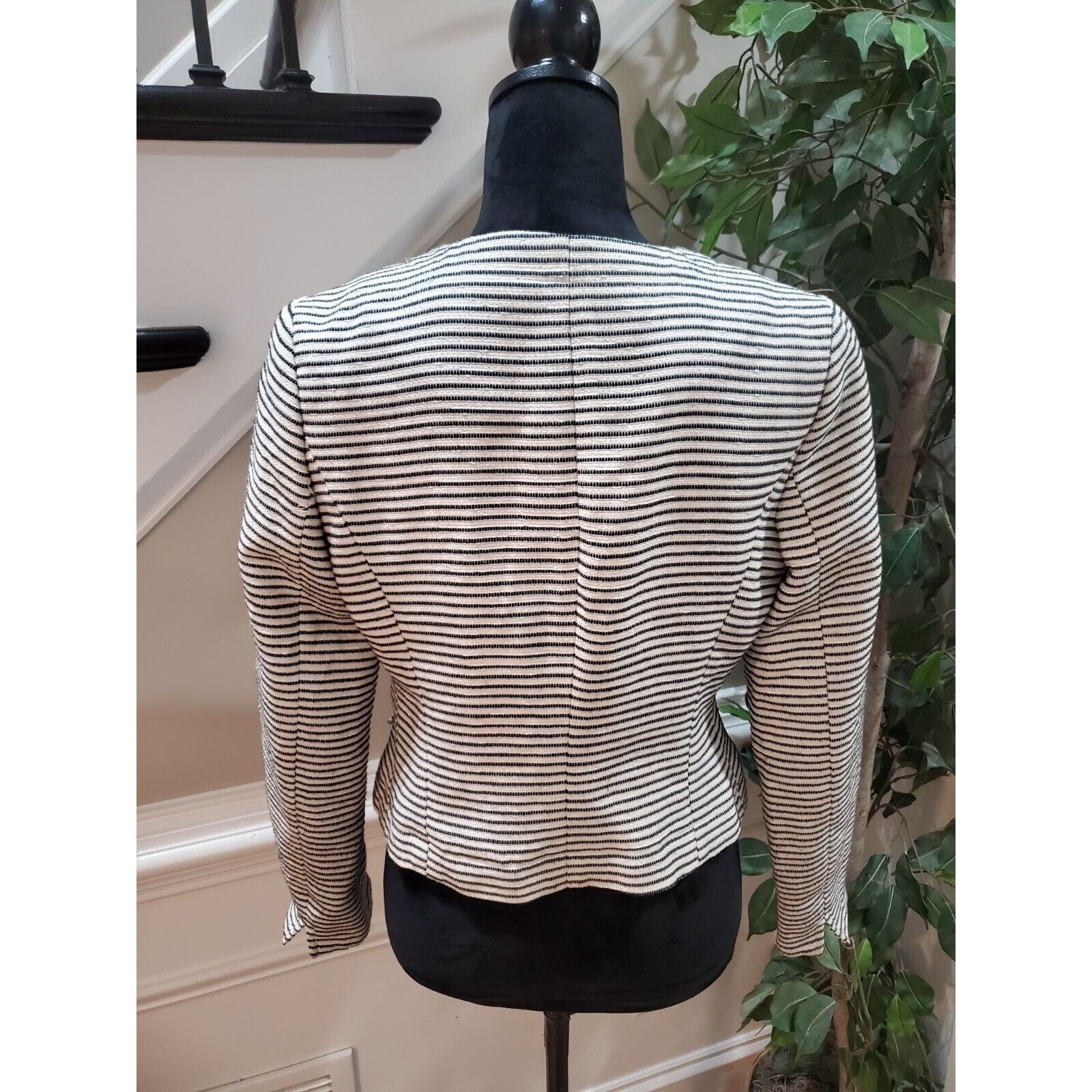 Other Katherine Barclay Striped Long Sleeve Open Front Jacket S Size S / US 4 / IT 40 - 6 Thumbnail