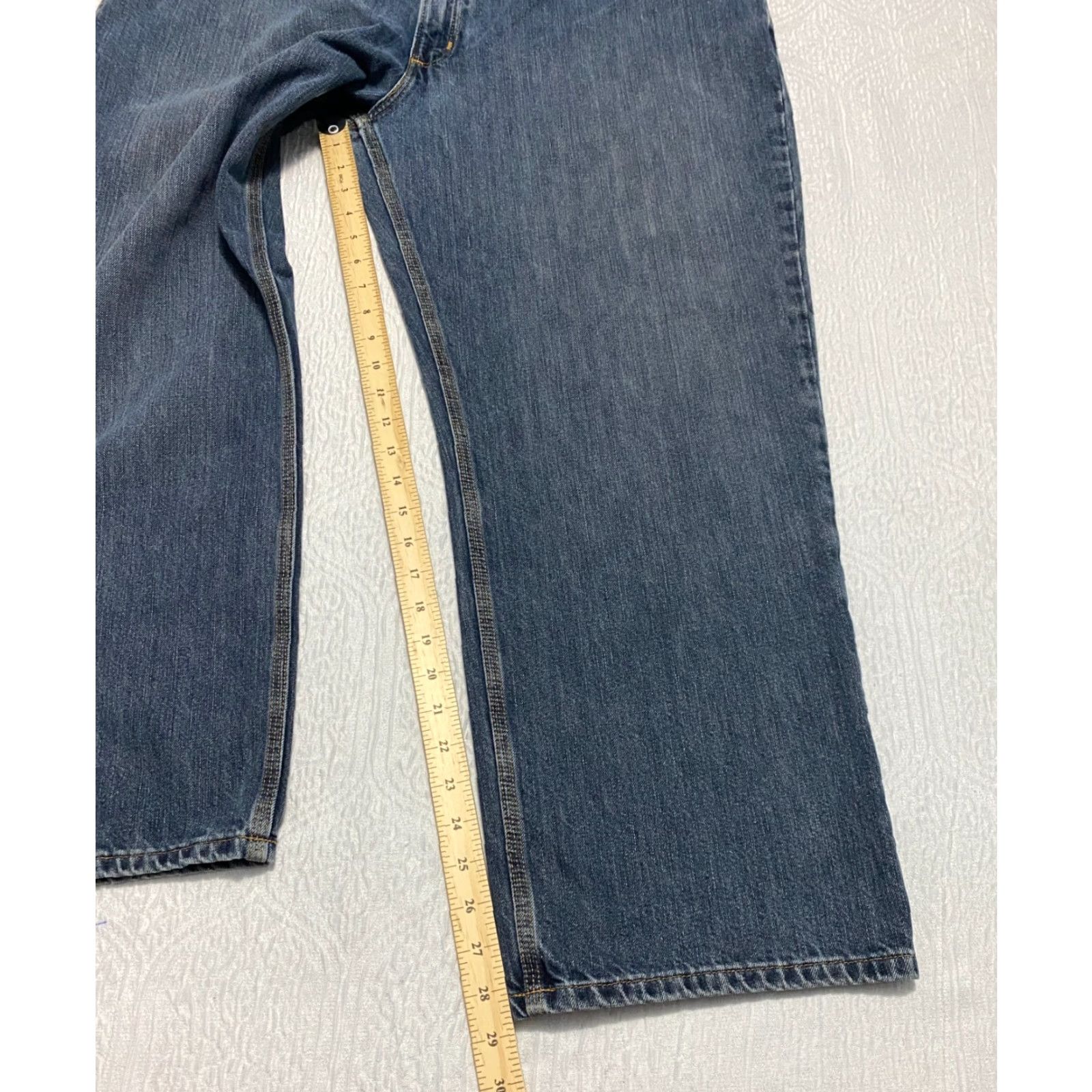 Carhartt Carhartt Jeans Relaxed Fit Men’s 44x29 Blue Denim Straight 101483 Dark? (wait) Size US 44 / EU 60 - 5 Thumbnail