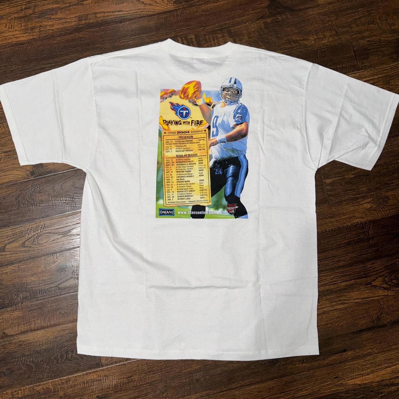 Fruit Of The Loom 2004 tennessee titans coca cola collab tee Size US XL / EU 56 / 4 - 1 Thumbnail