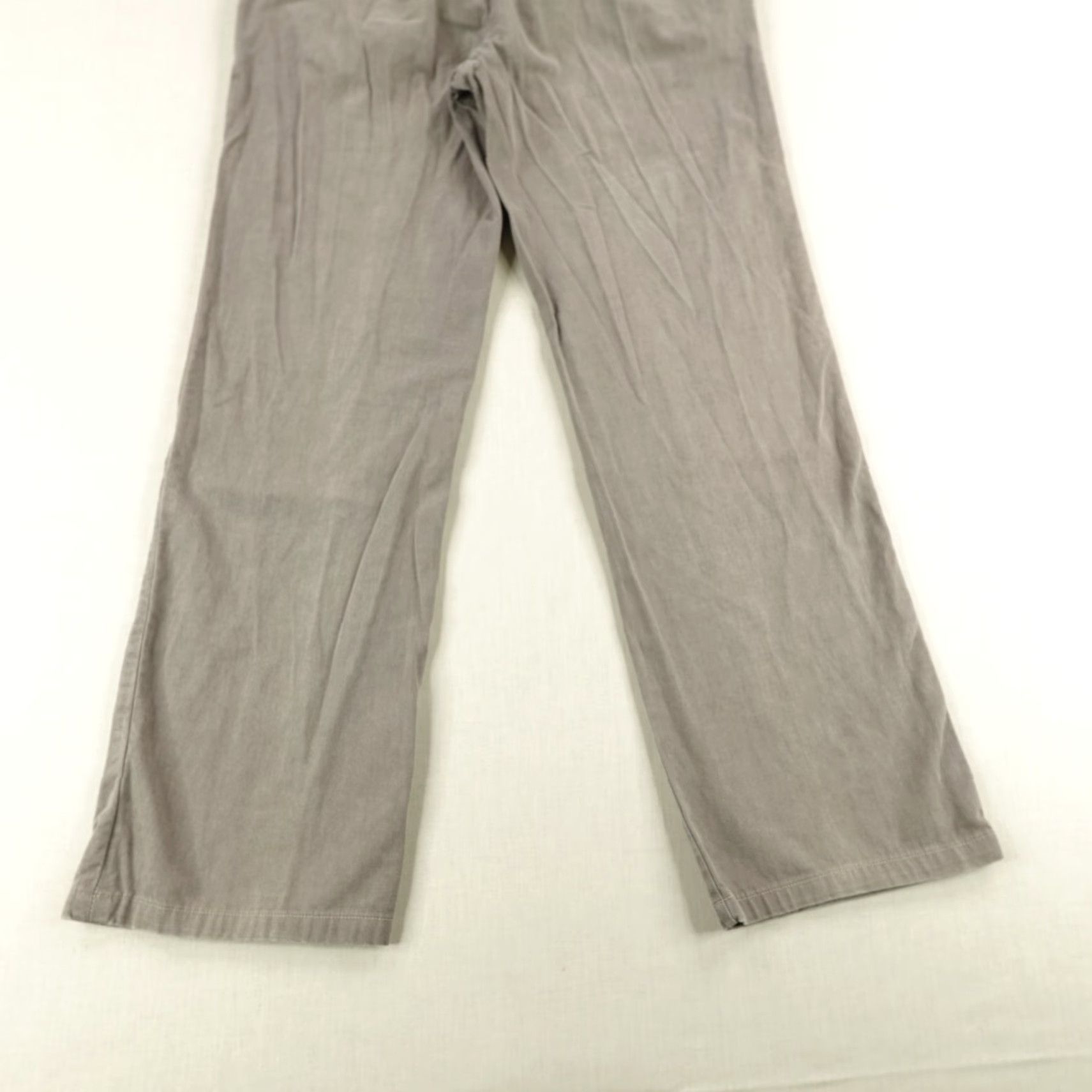 James Perse VINTAGE James Perse Pants Mens 28 Taupe Cashmere Twill Button Fly Baggy Straight Casual Chino 2000s Mens Size US 30 / EU 46 - 7 Thumbnail