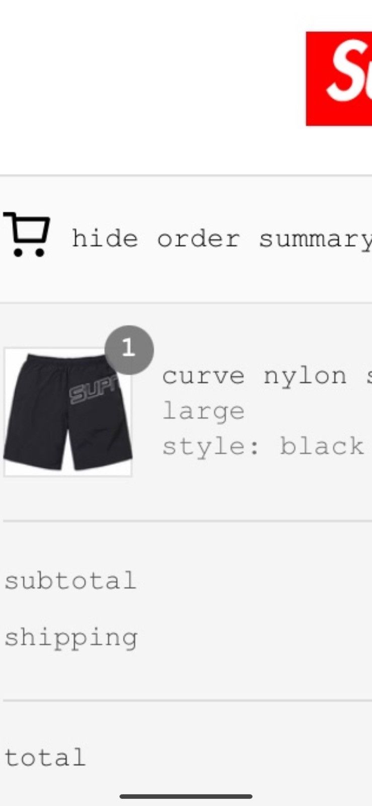Supreme Supreme curve shorts Size US 34 / EU 50 - 2 Thumbnail