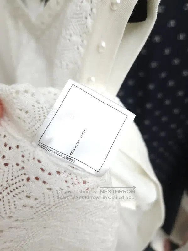 Chanel Chanel White Cotton Short Sleeve Top . Size L / US 10 / IT 46 - 6 Thumbnail