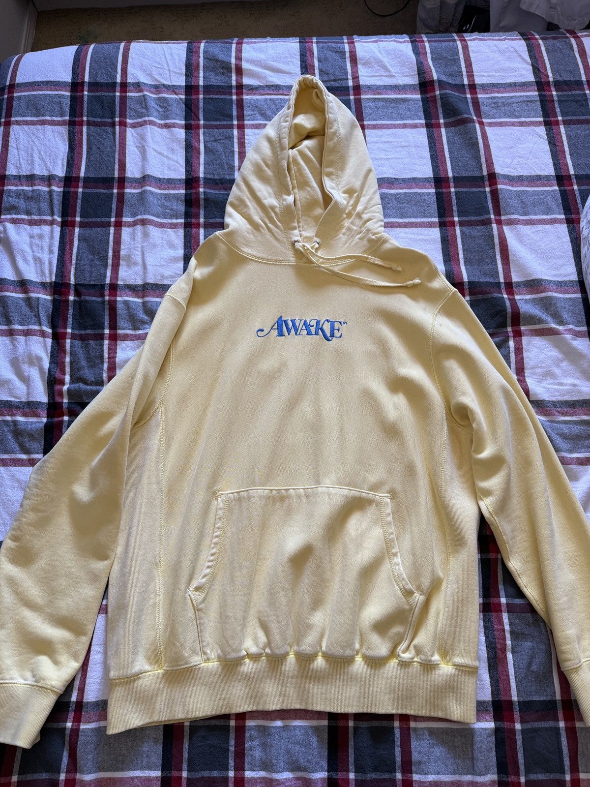 Awake NY Awake NY Classic Logo Hoodie (Light Yellow) Size US M / EU 48-50 / 2 - 1 Thumbnail