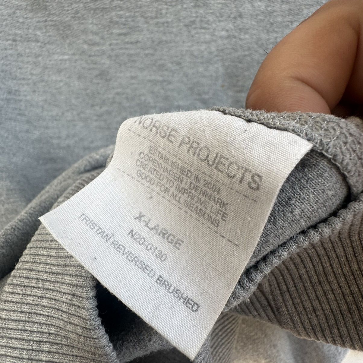 Norse Projects Norse projects Tristan reserved brushed sweatshirt Size US XL / EU 56 / 4 - 10 Thumbnail
