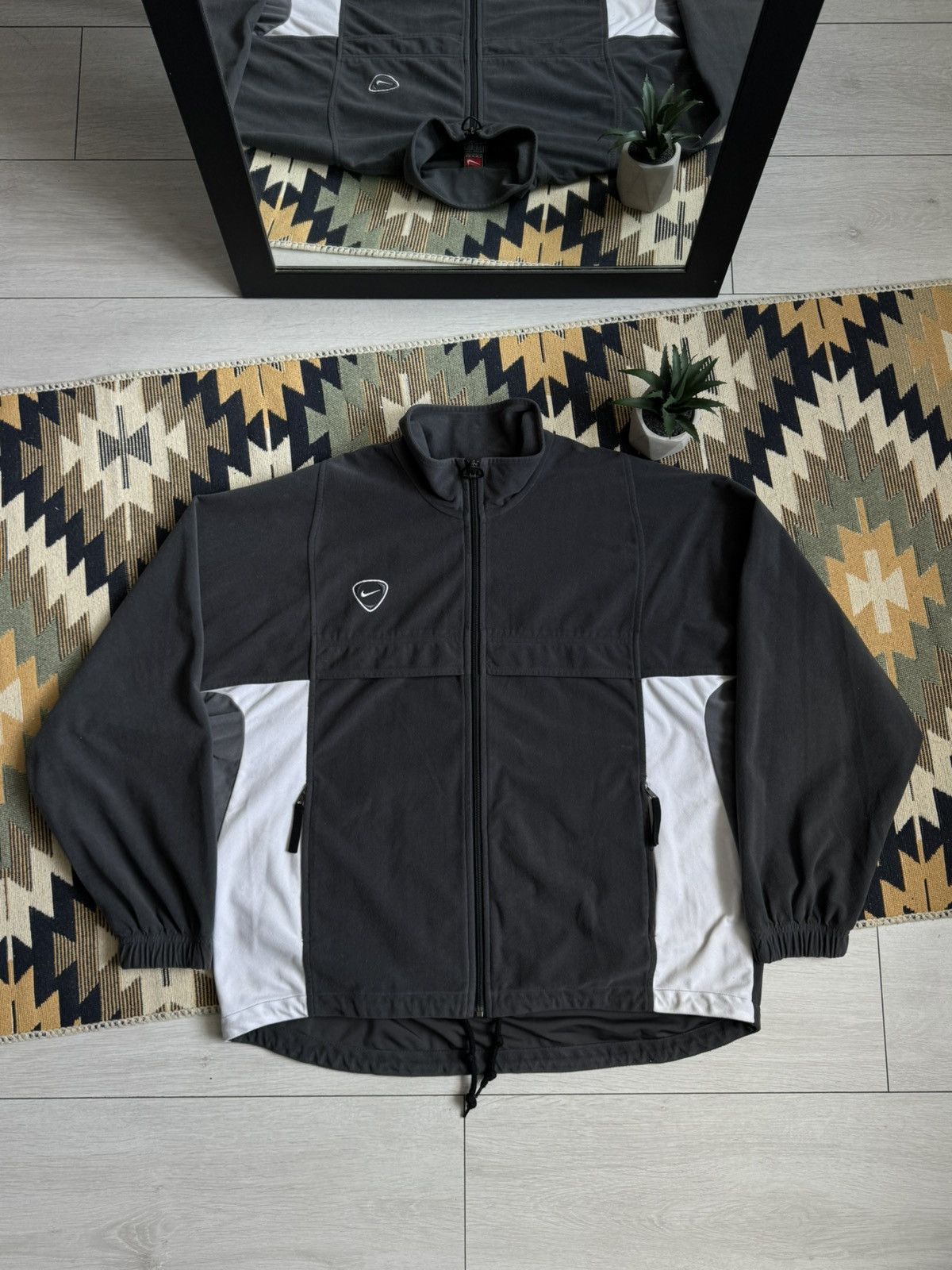 Nike Vintage Nike Full Zip Fleece Y2K Jacket Size US L / EU 52-54 / 3 - 7 Thumbnail