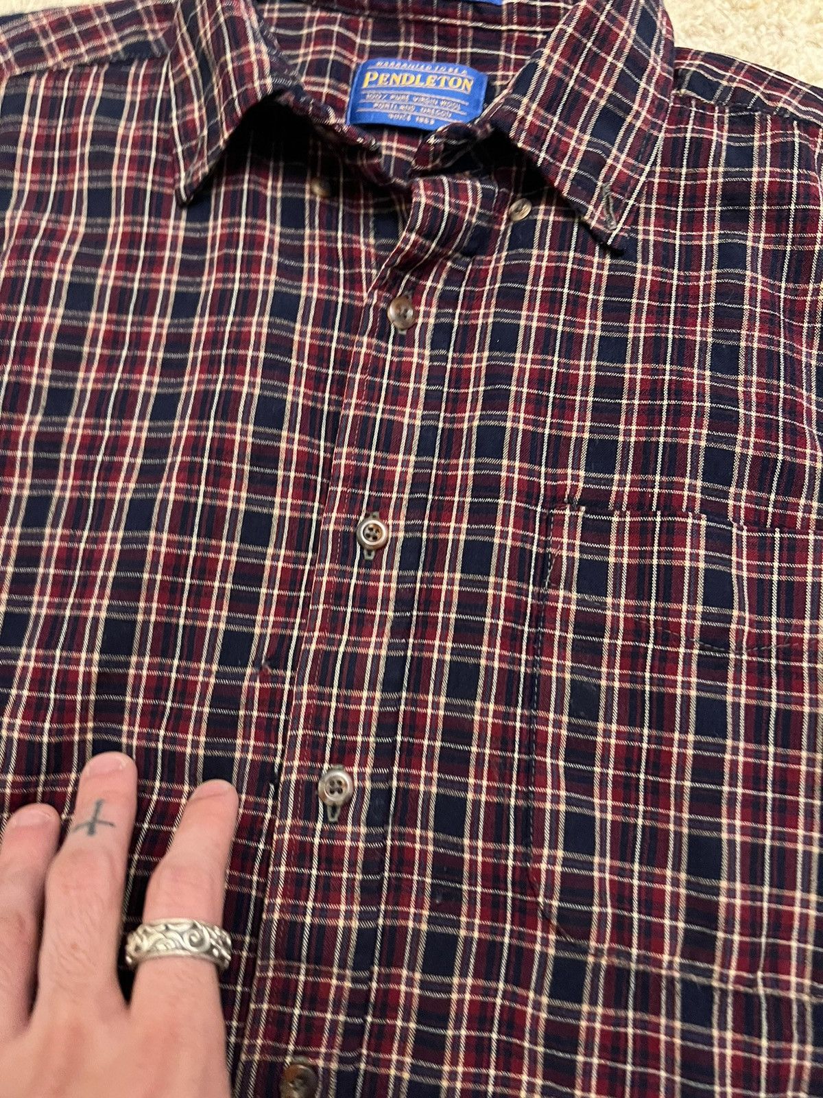 Pendleton × Vintage Vintage Pendleton Flannel Button Up Size US M / EU 48-50 / 2 - 2 Thumbnail