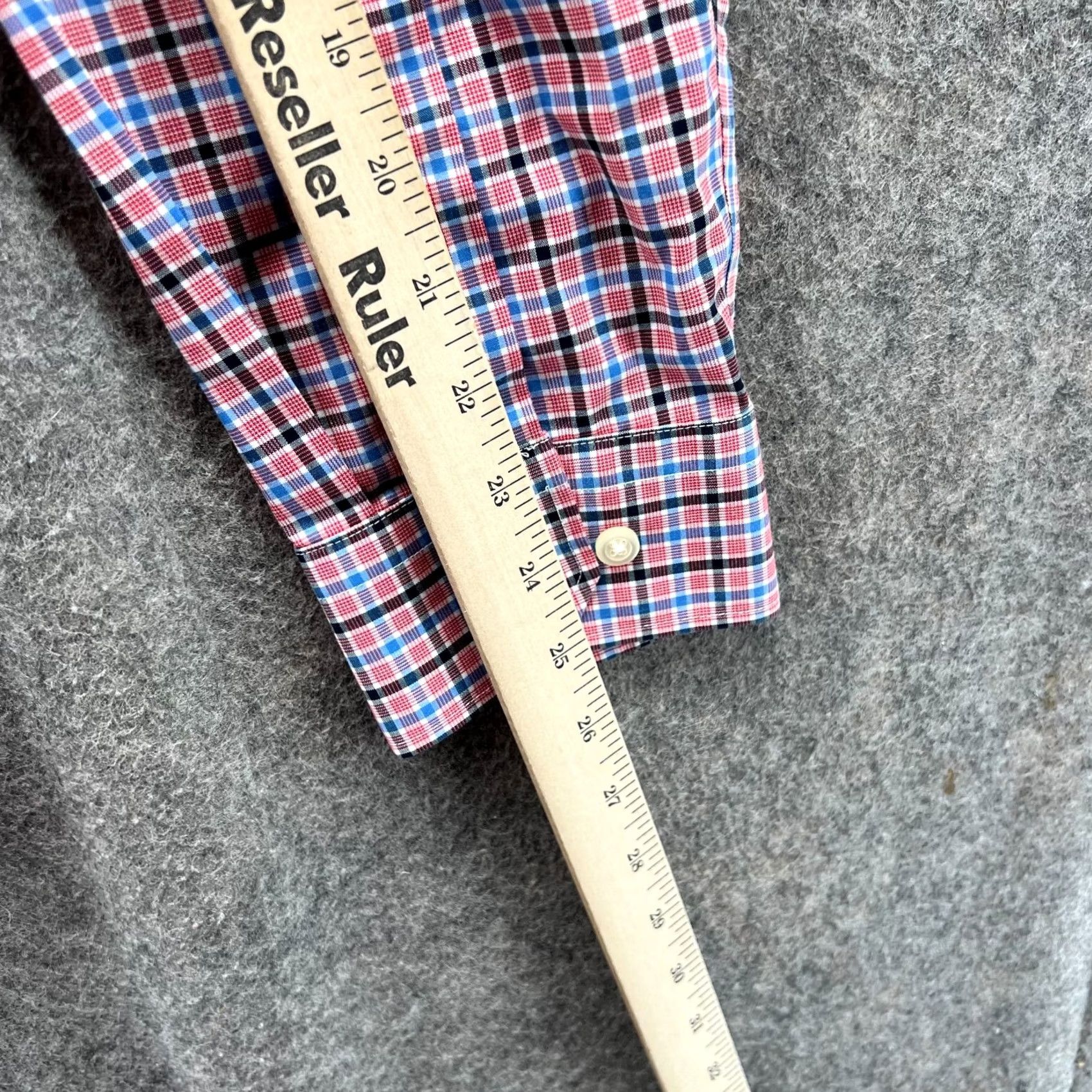 Banana Republic VINTAGE? No. Banana Republic Shirt Men Large Pink Button Down Camden Stretch Plaid Size US L / EU 52-54 / 3 - 4 Thumbnail