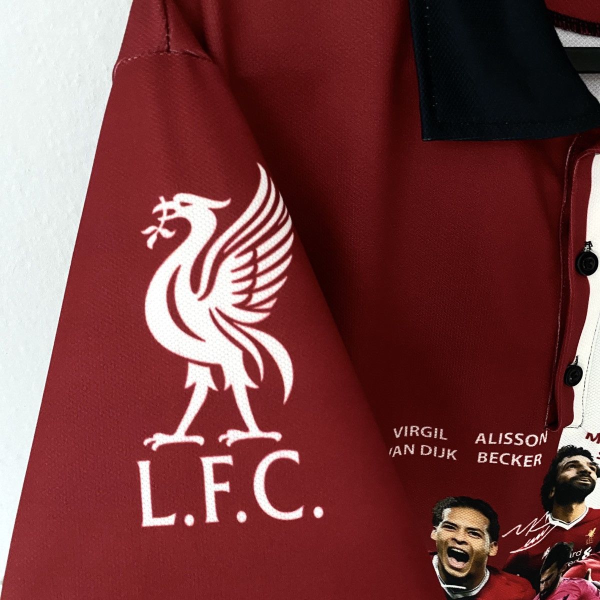 Vintage 2017 2018 Liverpool Legends Autograph Home Soccer Jersey Kit Size US XL / EU 56 / 4 - 4 Thumbnail