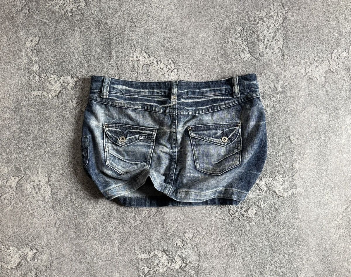 Japanese Brand Y2K avantgarde denim mini skirt hysteric glamour japanese Size 26" / US 2 / IT 38 - 1 Thumbnail