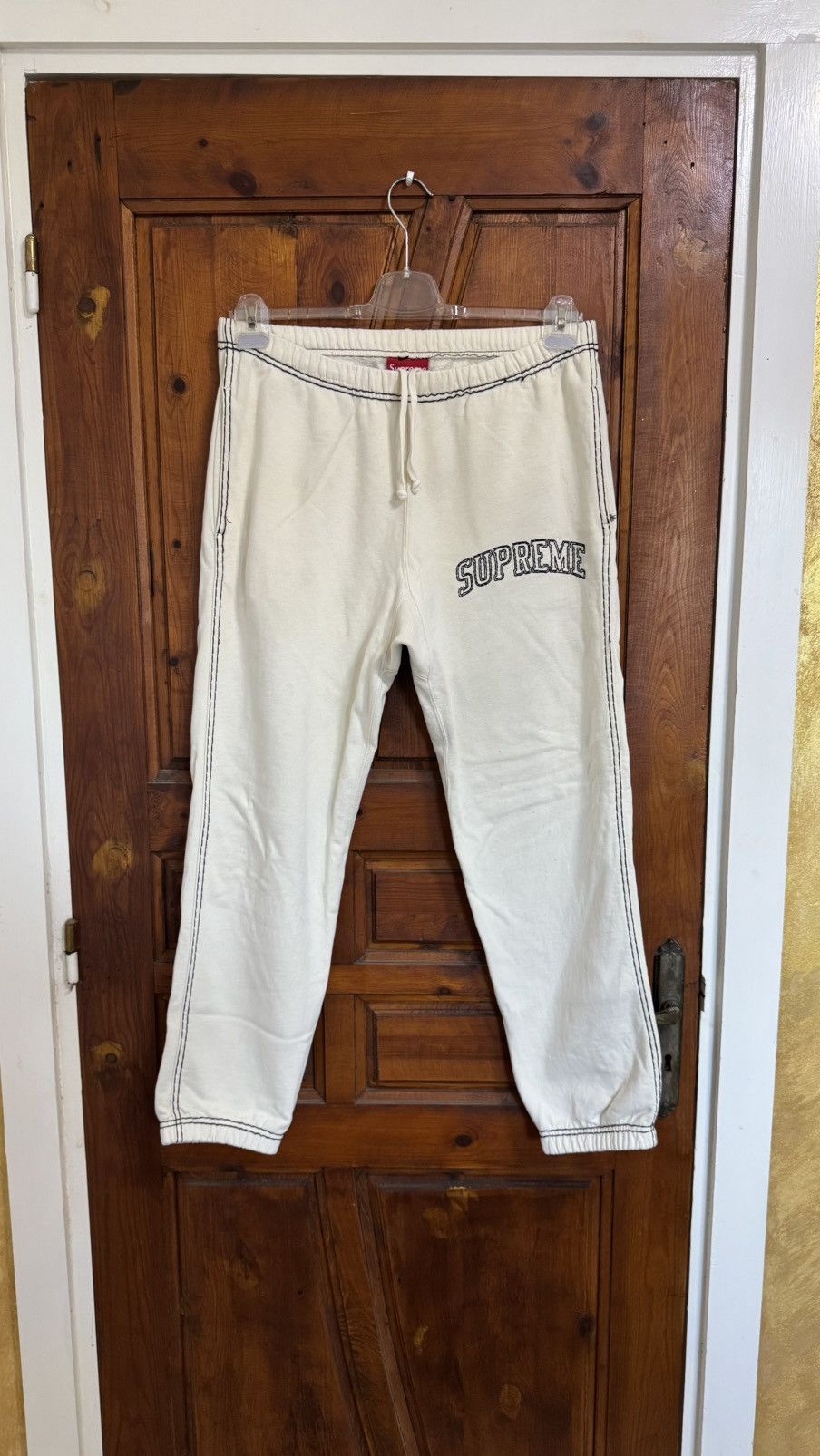 Supreme Supreme Big Stitch Sweatpants Size US 32 / EU 48 - 1 Thumbnail
