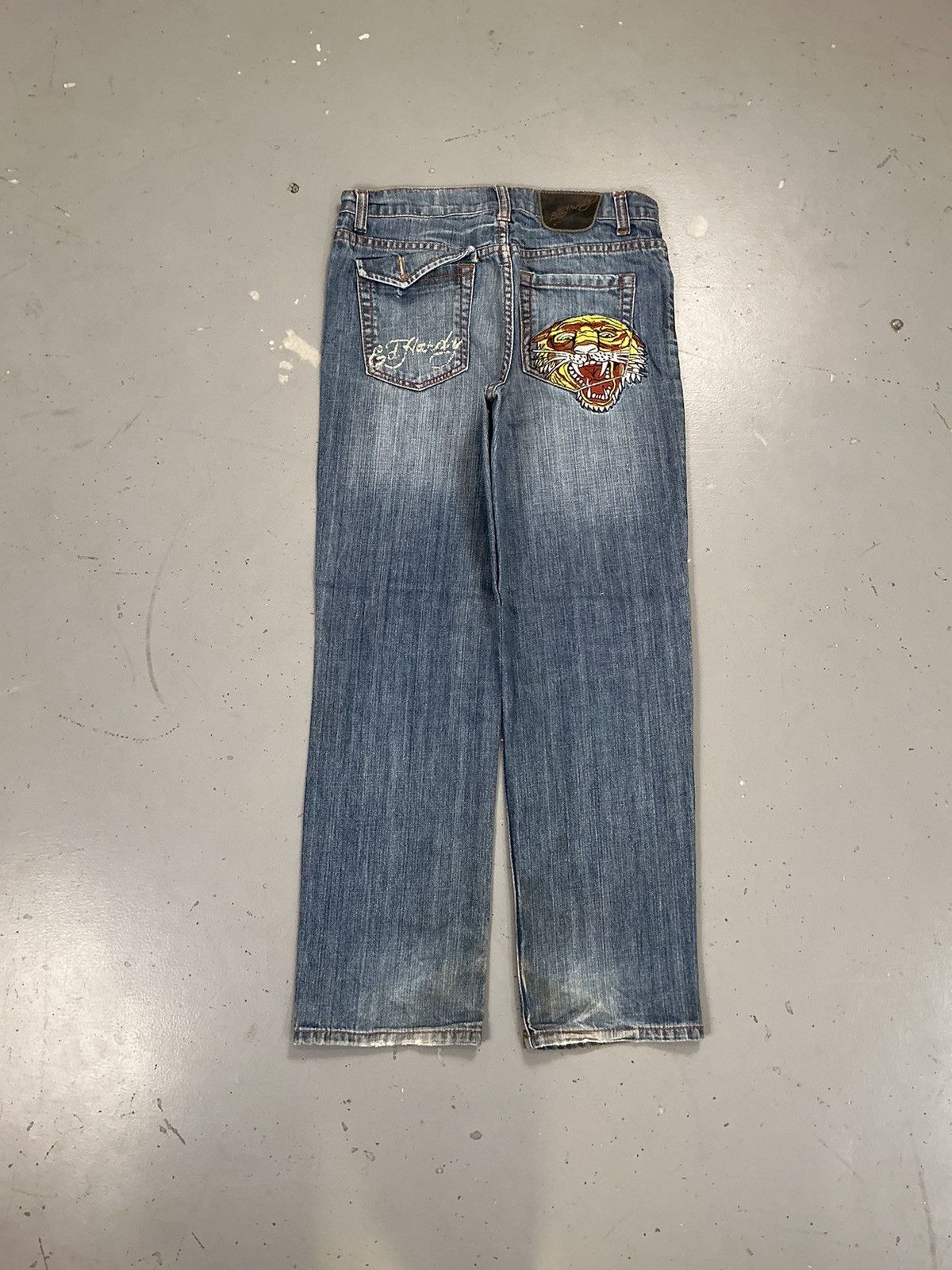Ed Hardy × Vintage Vintage Ed hardy king Y2K women denim Size 28" / US 6 / IT 42 - 1 Thumbnail