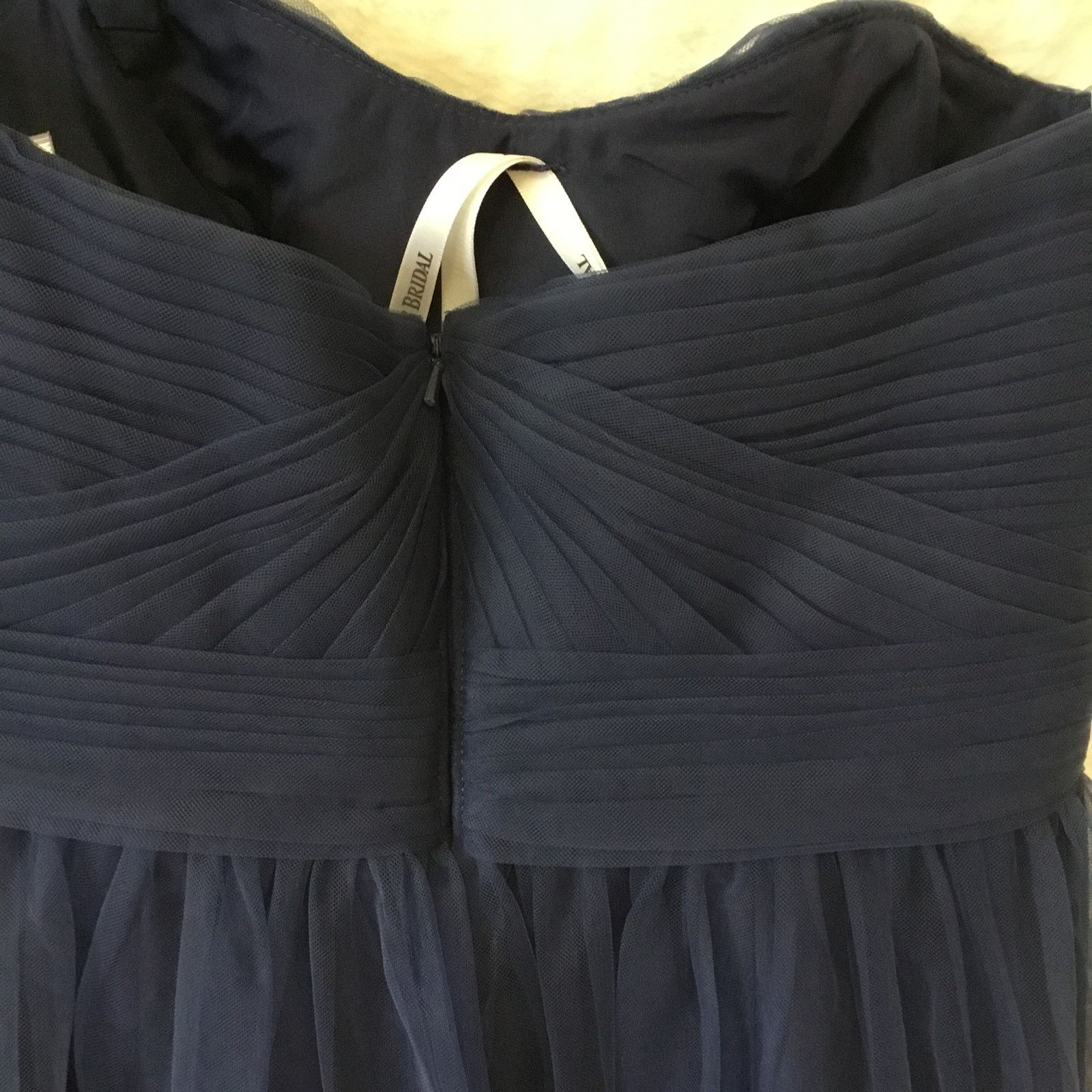 Other David’s Bridal Blue Strapless Tulle Short Dress Size M / US 6-8 / IT 42-44 - 14 Thumbnail