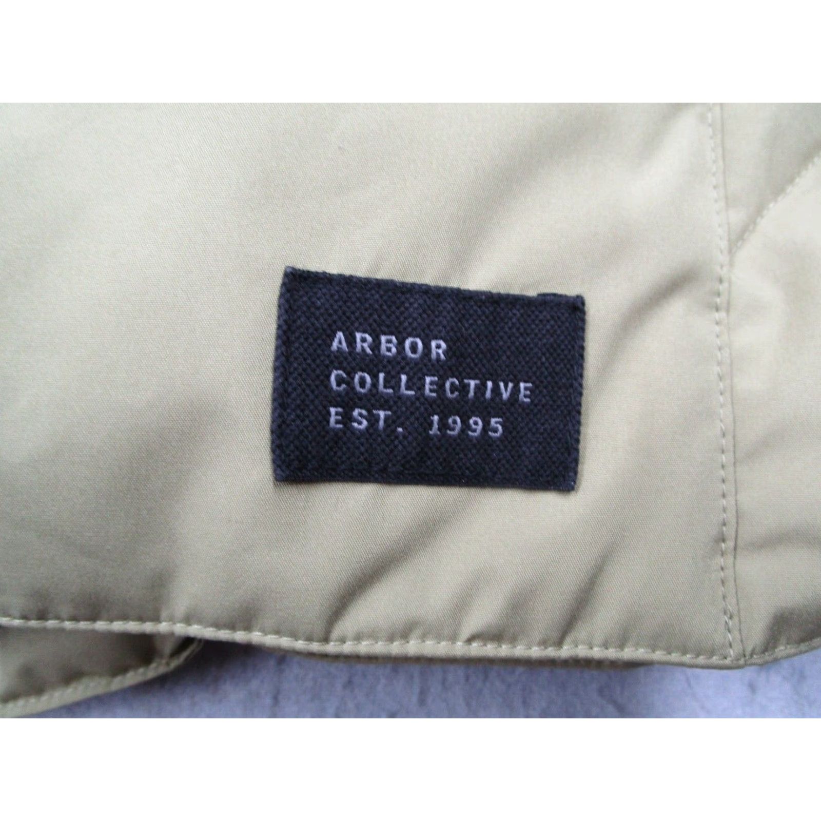 Vintage Arbor Collective Vest Mens Extra Large Green Down Quilted Full Zip Puffer Size US XL / EU 56 / 4 - 4 Thumbnail