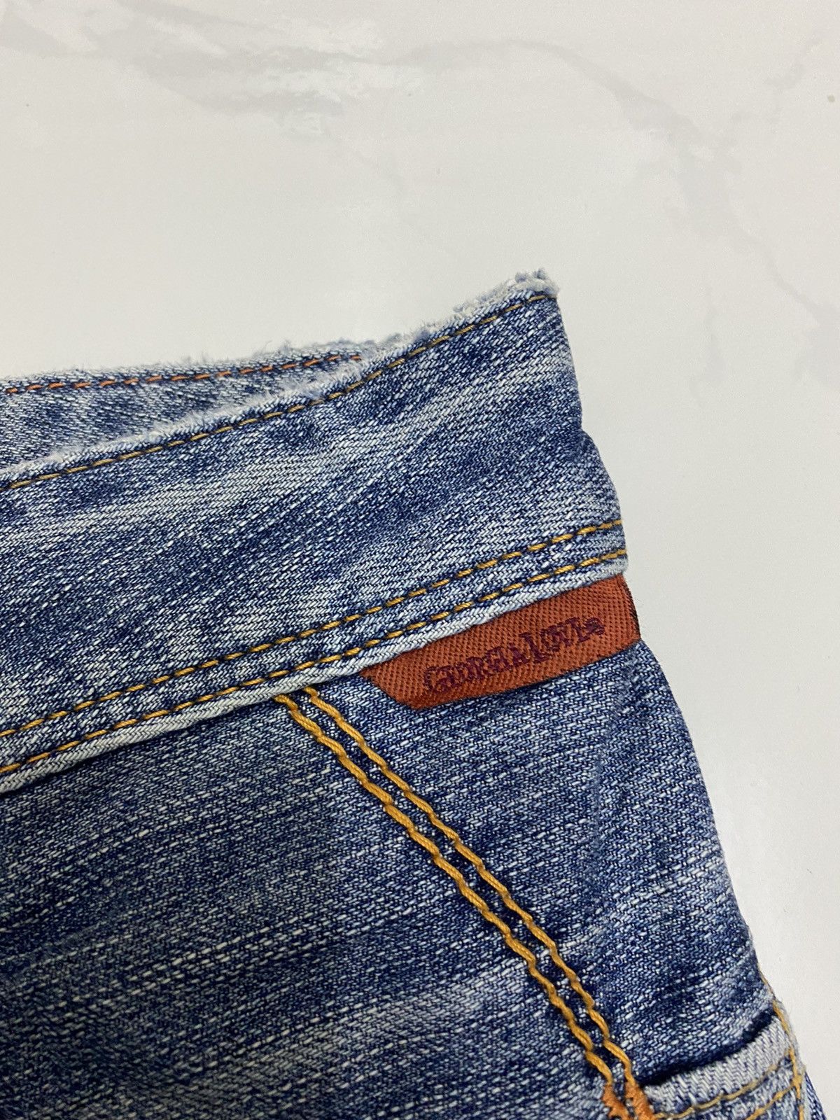 If Six Was Nine GEORGIA LOVE 🇯🇵 FLARE JEAN DISTRESSED DENIM JAPANESE BRAND Size 29" - 7 Thumbnail