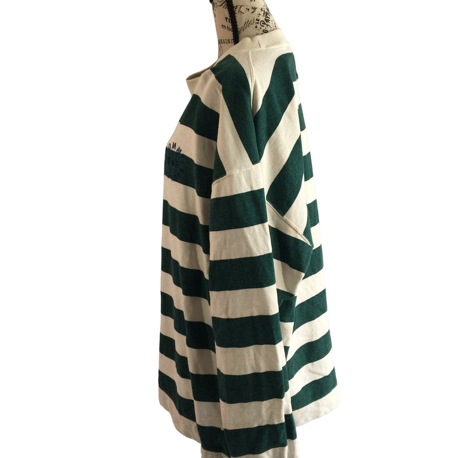 Tommy Hilfiger Tommy Hilfiger Men Large Sweatshirt Cotton Stripes Pullover Size US L / EU 52-54 / 3 - 3 Thumbnail