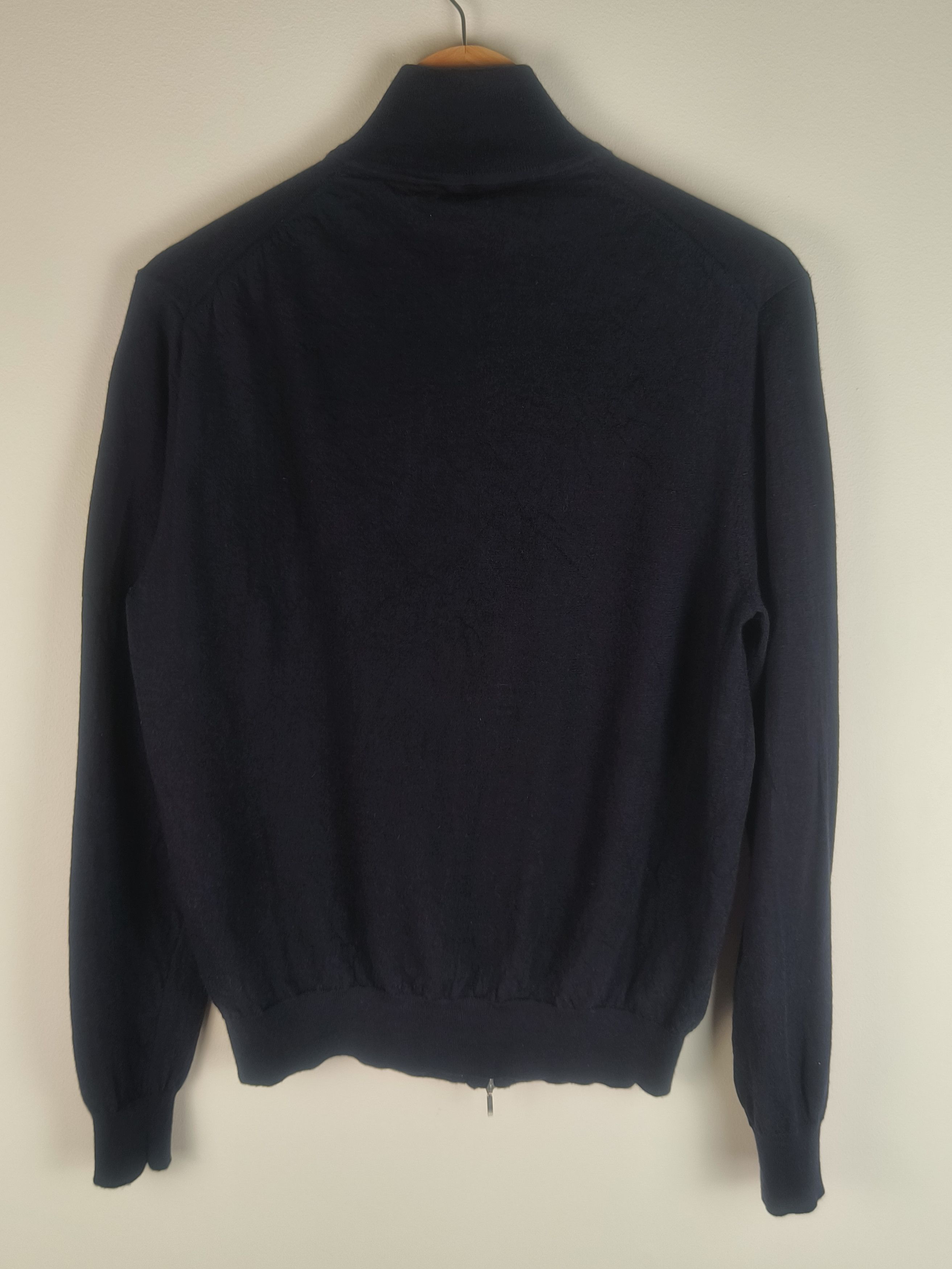 Suitsupply Suitsupply Full-Zip Merino Wool Cardigan Sweater Size US S / EU 44-46 / 1 - 6 Thumbnail