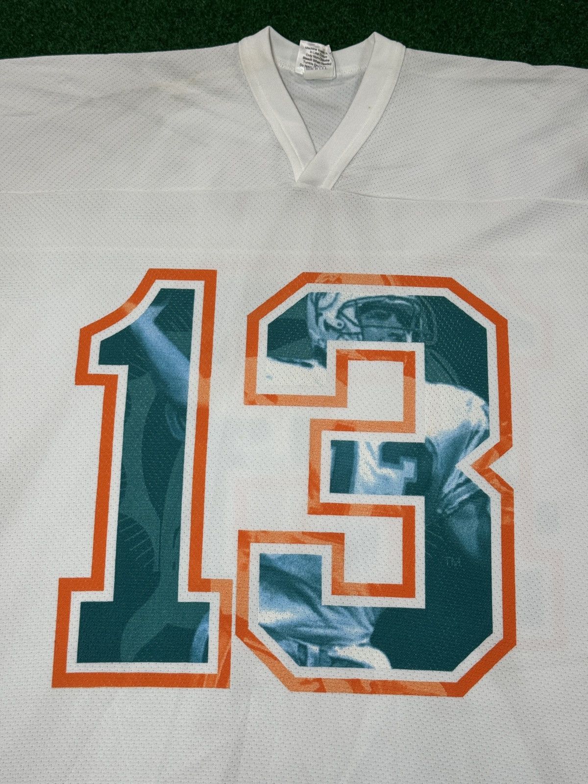 Vintage Vintage 90s Dan Marino Miami Dolphins RARE Retro XL Jersey Size US XL / EU 56 / 4 - 2 Thumbnail