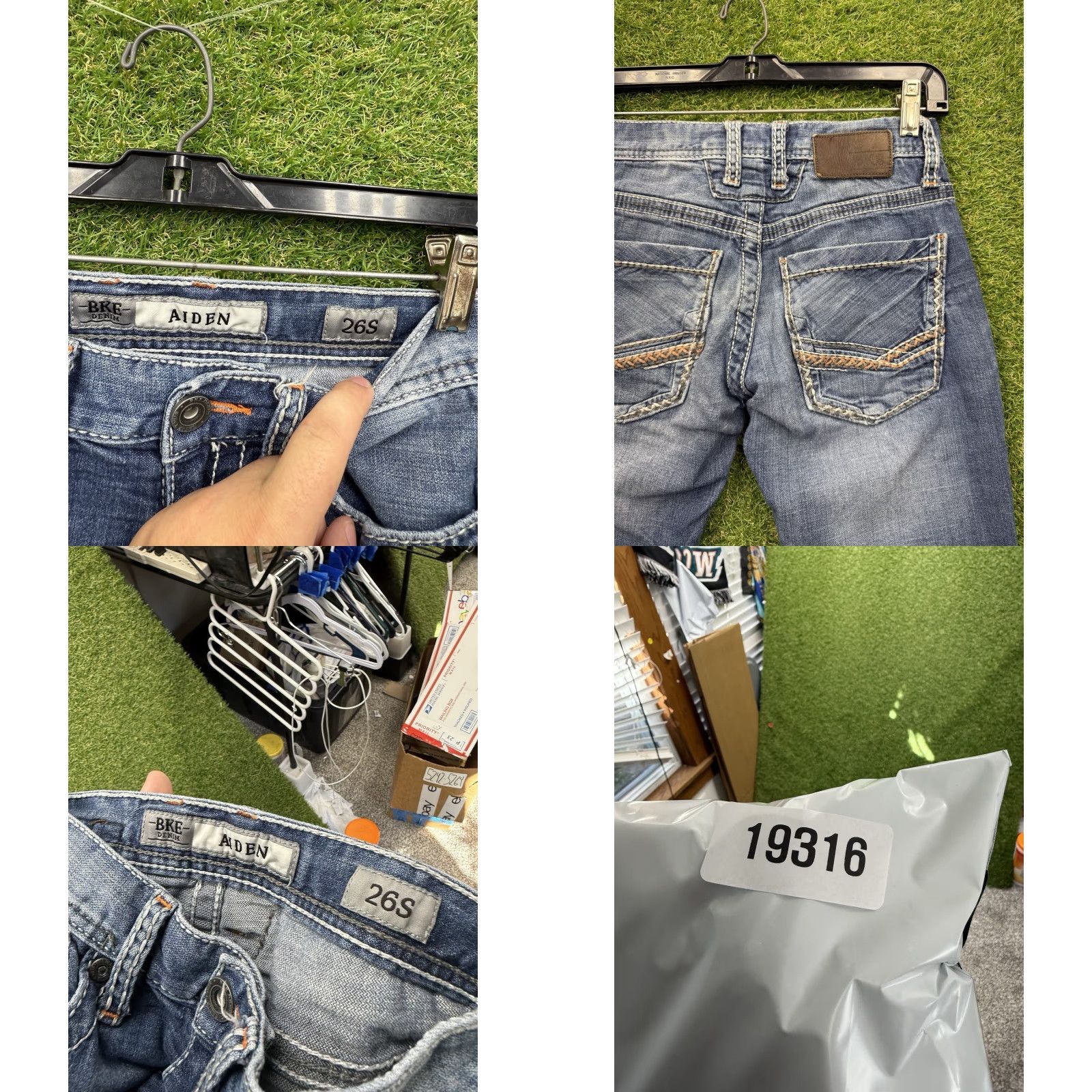 Vintage Buckle Jeans Buckle BKE Mens 26S Aiden Straight Leg Mid Rise Medium Wash Y2K 90s 80s Vintage? Wait. Size US 26 / EU 42 - 8 Thumbnail