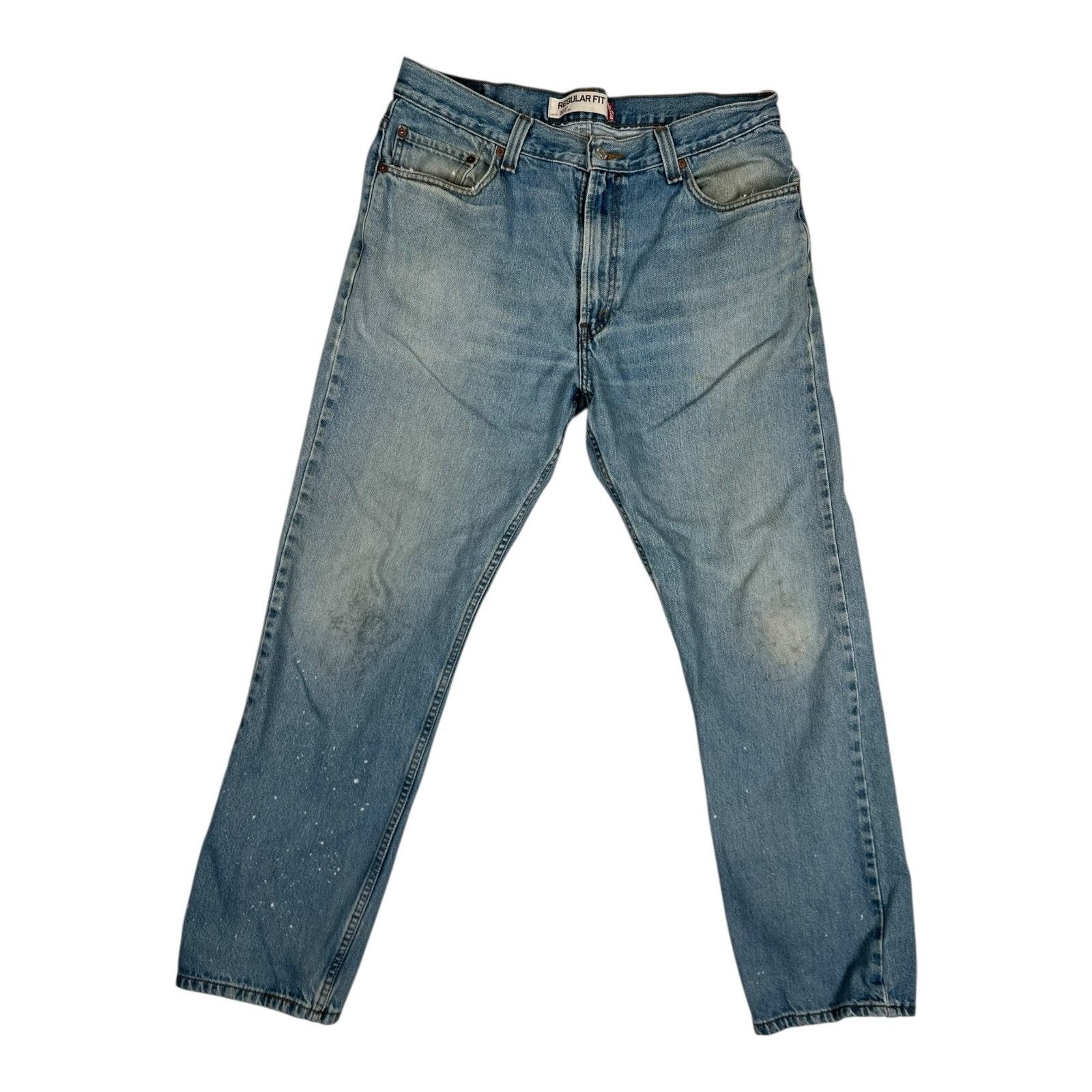 Levi's Vintage Levi’s 505 Denim Jeans Size 34x32 Medium Wash Grunge Size US 34 / EU 50 - 1 Thumbnail