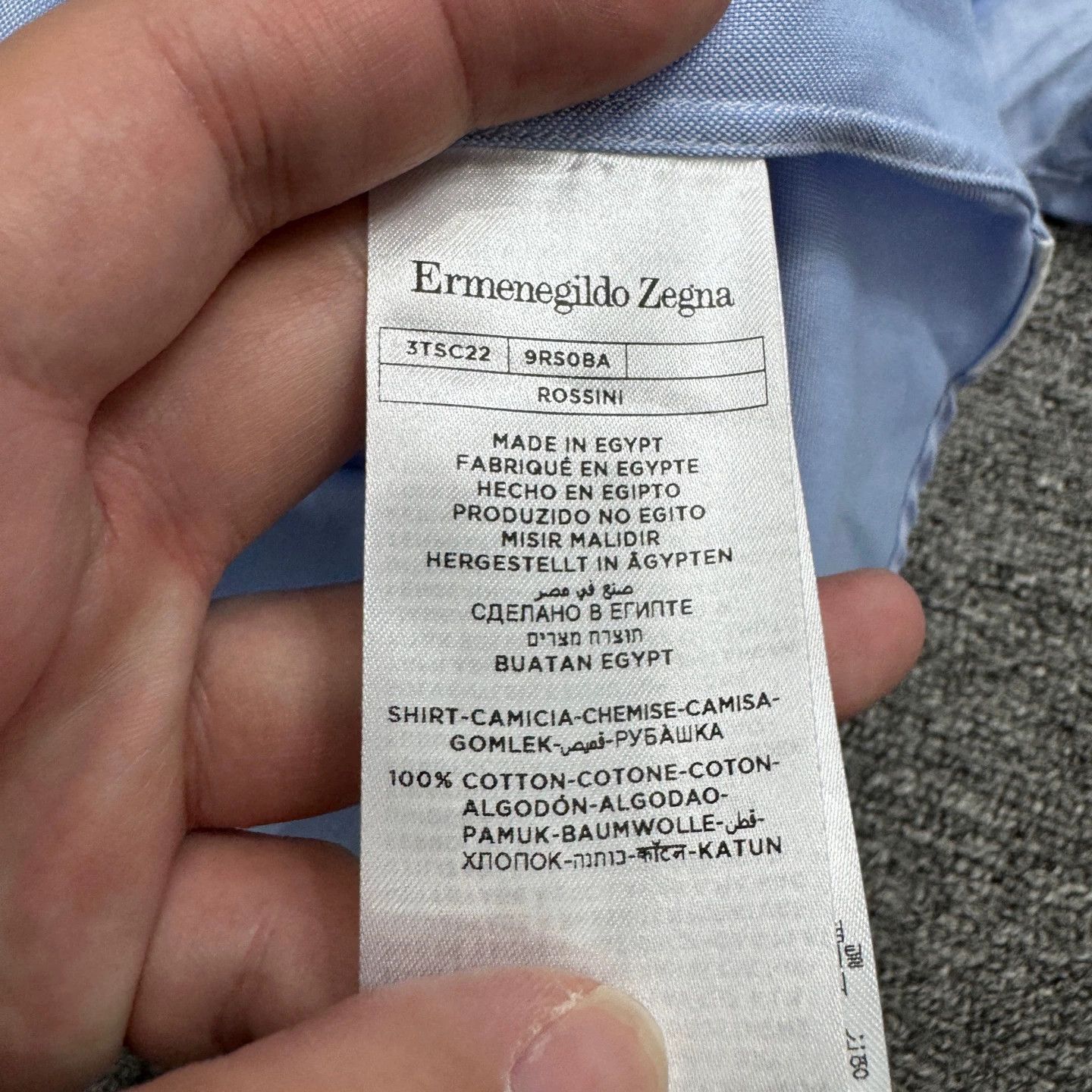 Ermenegildo Zegna Ermenegildo Zegna New Casual Shirt 45 Size US S / EU 44-46 / 1 - 3 Thumbnail