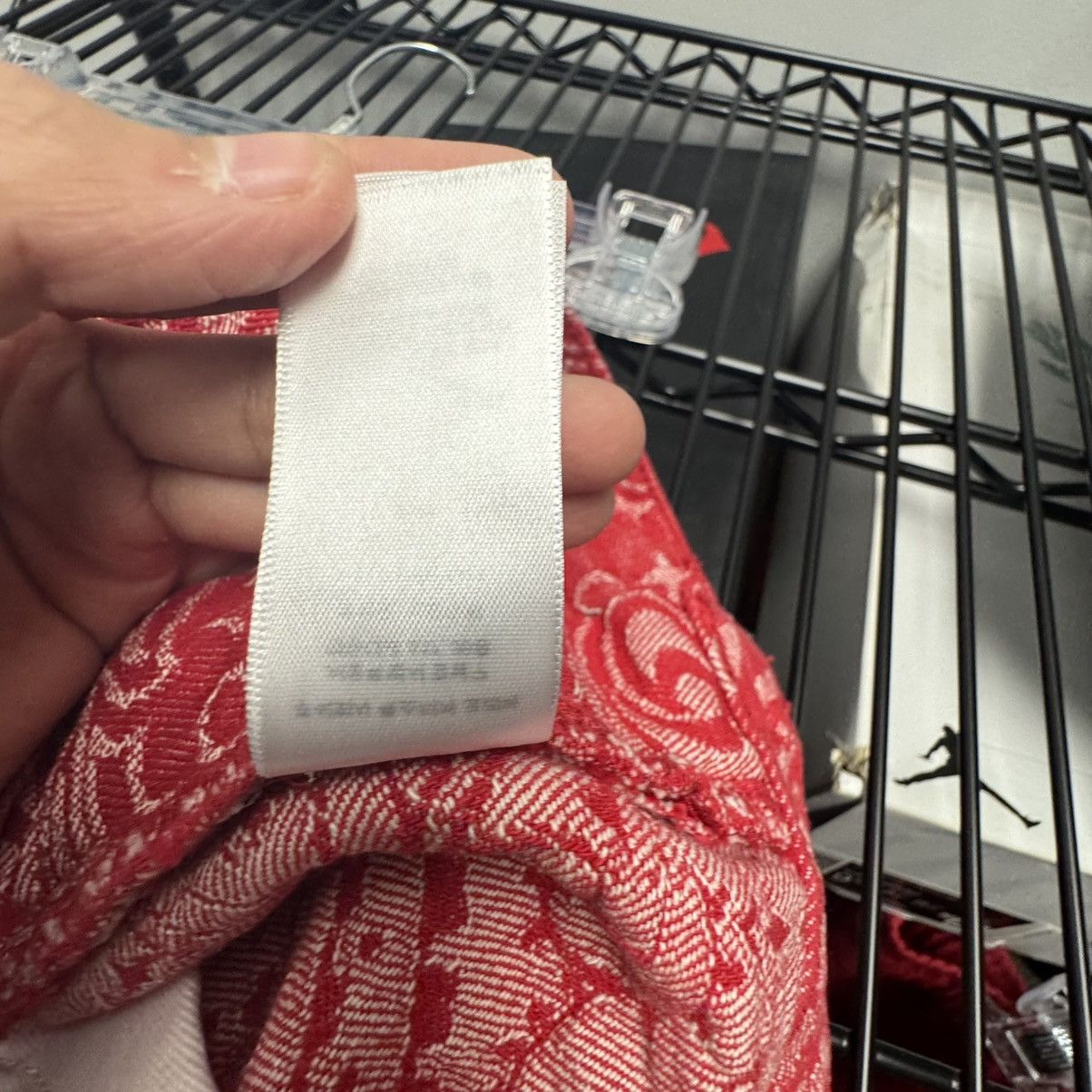 Supreme Supreme Bandana Jacquard Baggy Jean Red Size US 30 / EU 46 - 8 Thumbnail