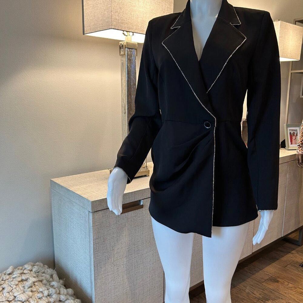 Designer SAYLOR Rooney Skort Romper in Black Size 28" / US 6 / IT 42 - 5 Thumbnail