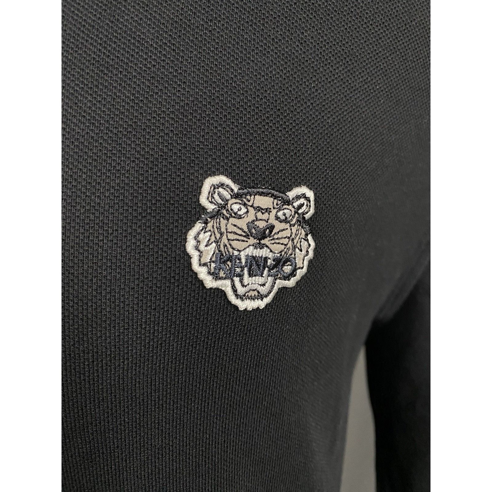 Kenzo Kenzo Small Logo Men's Black Polo Sweater Size XL Size US XL / EU 56 / 4 - 8 Thumbnail