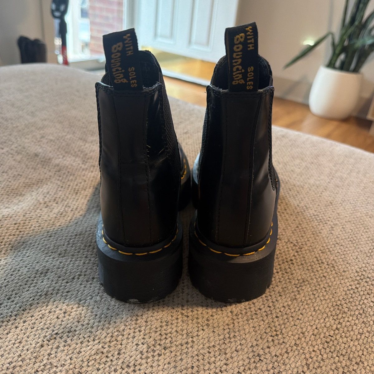 Dr. Martens Black Dr. Martens 2976 Platform Chelsea boots - Leather Size US 7 / IT 37 - 4 Thumbnail
