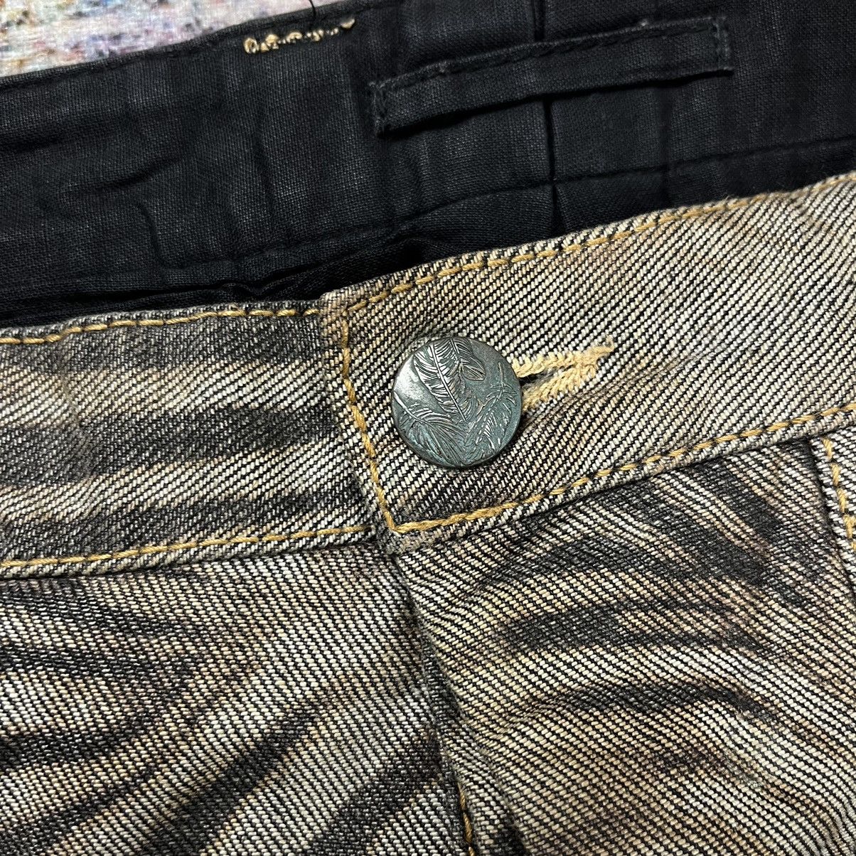 Hysteric Glamour × Tom Rebl Tom Rebl Zebra print denim pants Size US 33 - 10 Thumbnail