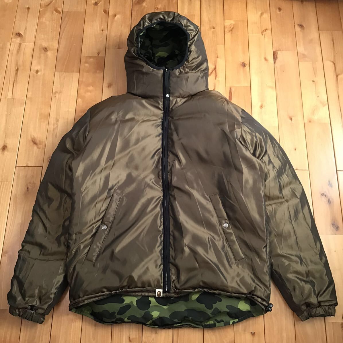Bape × Nigo Reversible BAPE camo hoodie Down jacket a bathing ape NIGO Size US XL / EU 56 / 4 - 4 Thumbnail