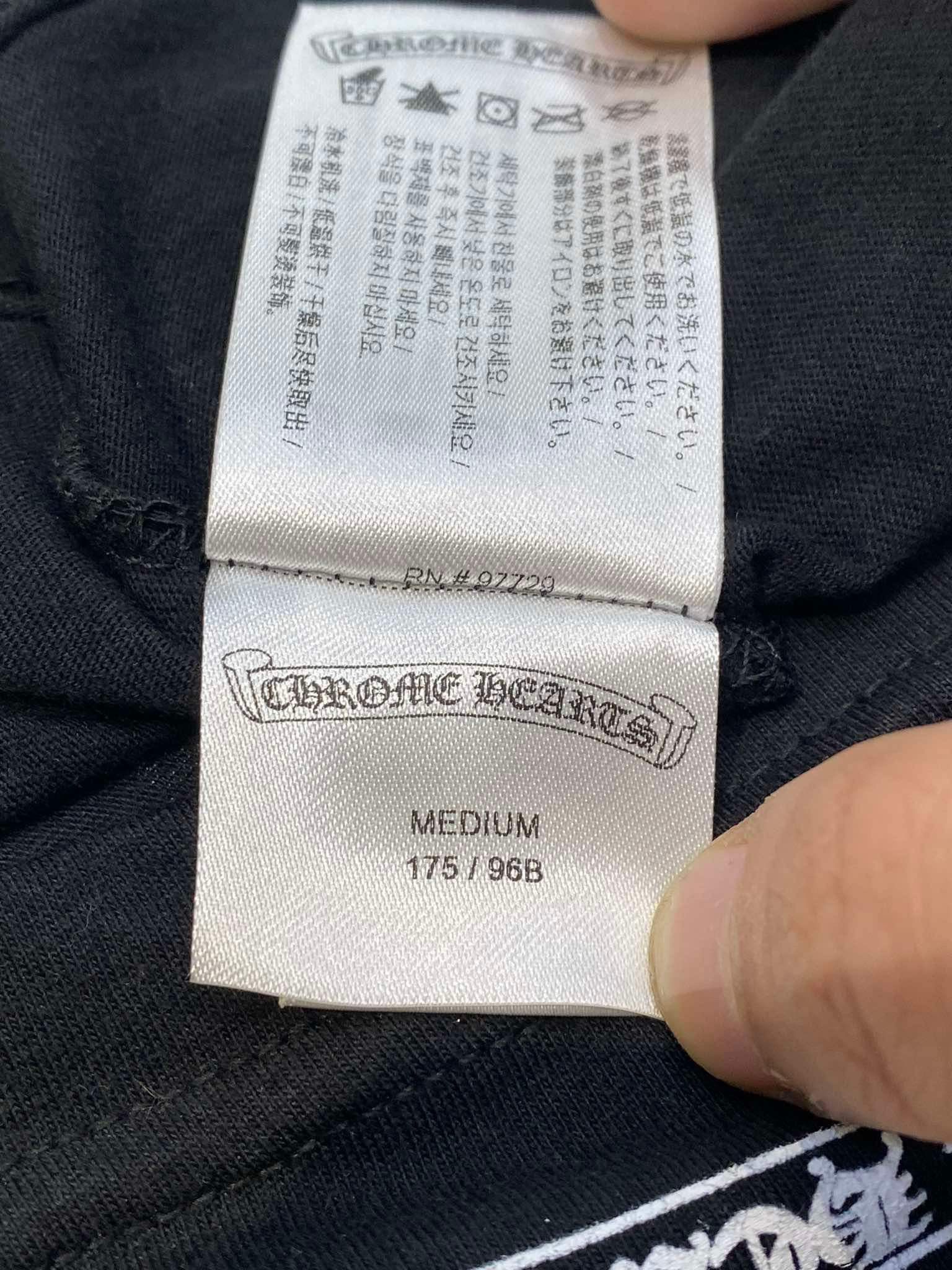 Chrome Hearts CHROME HEARTS LONDON T Shirt BLACK Size US M / EU 48-50 / 2 - 8 Thumbnail